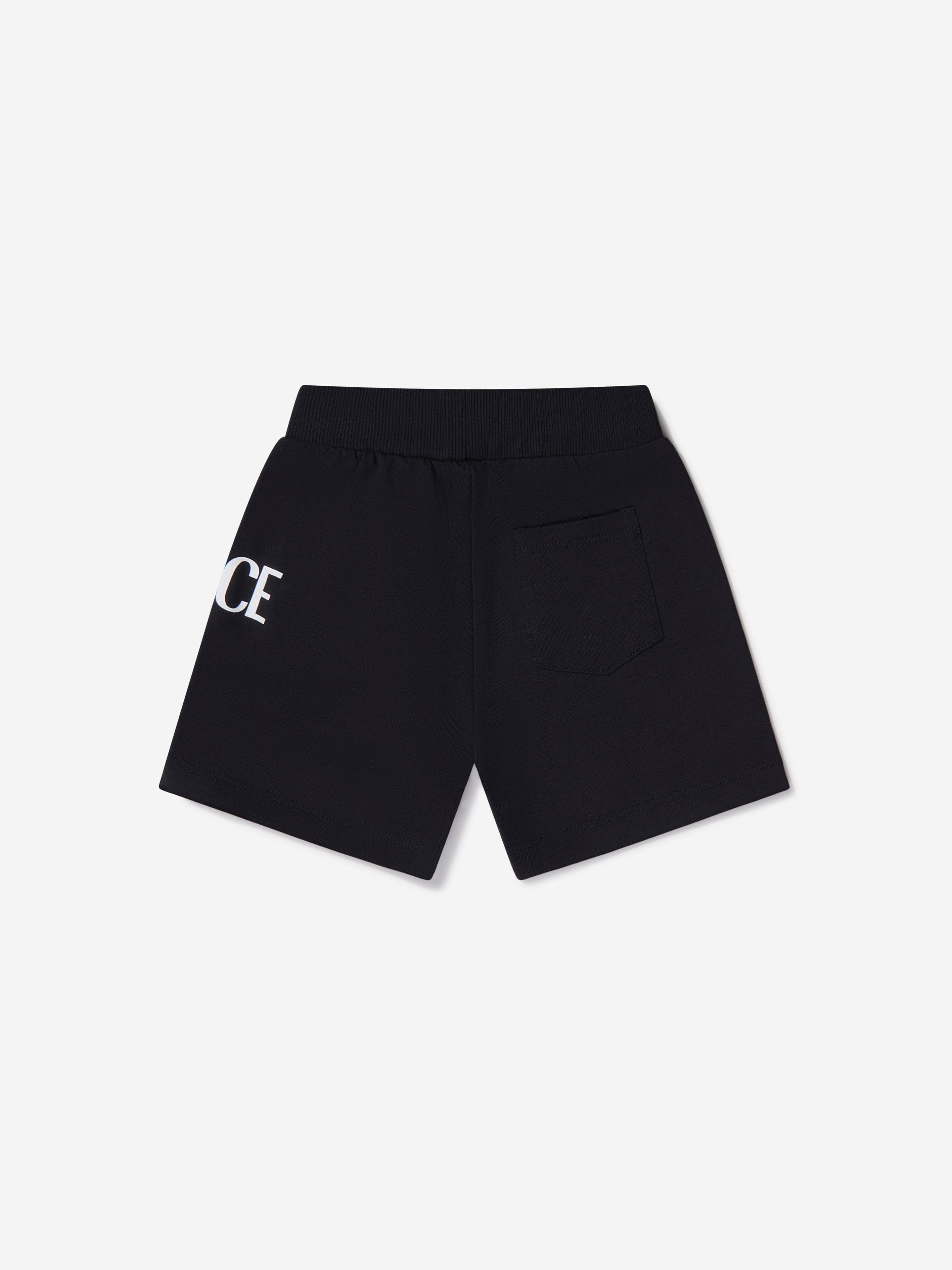 Versace Baby Boys Cotton Greca Logo Sweat Shorts