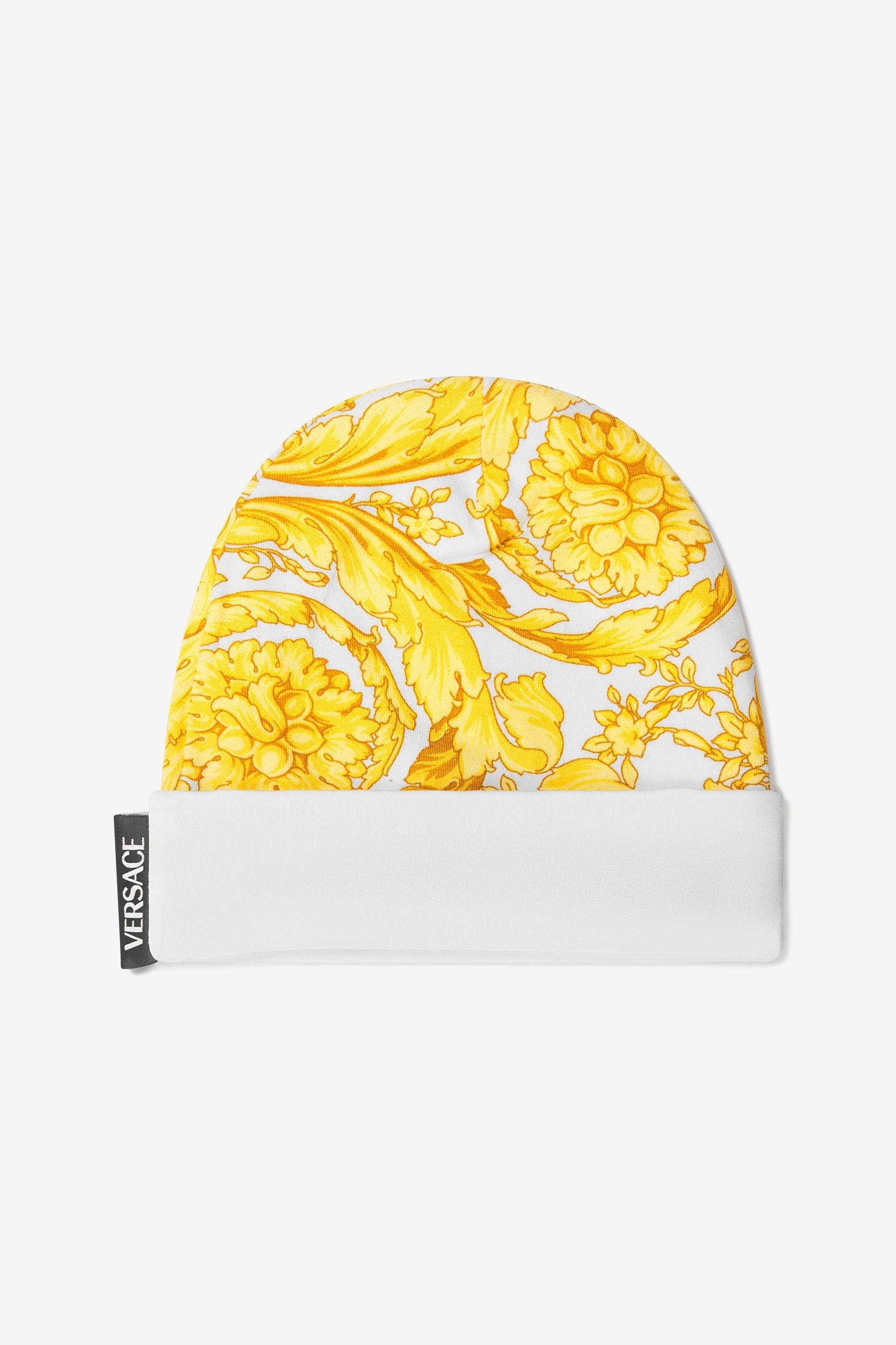 Versace Baby Unisex Cotton Barocco Print Hat