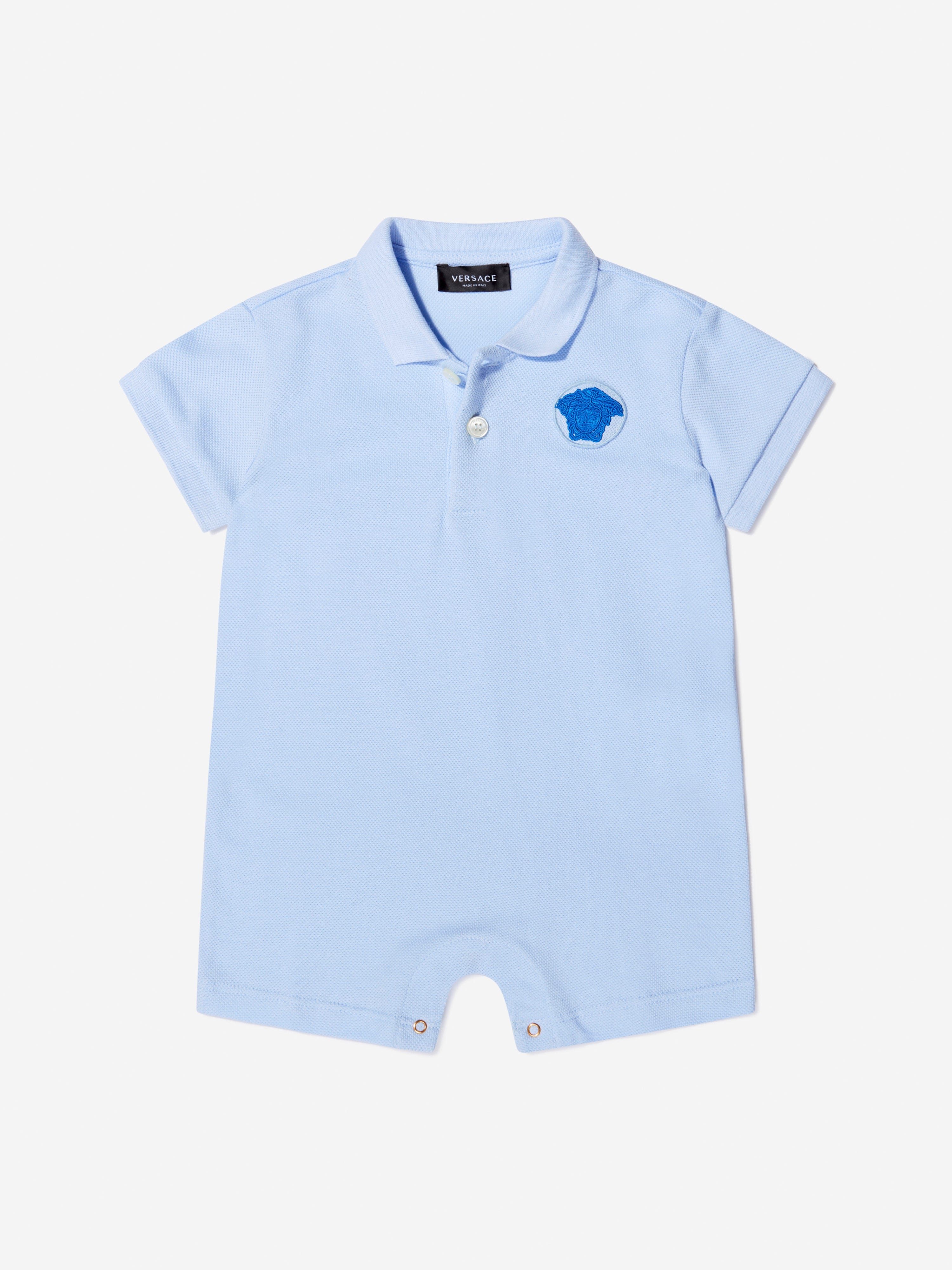 Versace Baby Boys Cotton Medusa Logo Romper