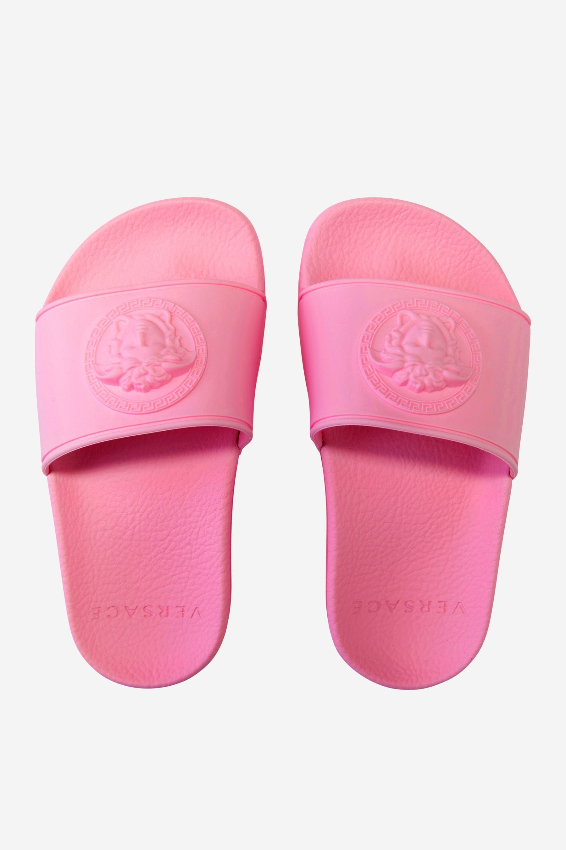 Versace Unisex Rubber Medusa Logo Sliders