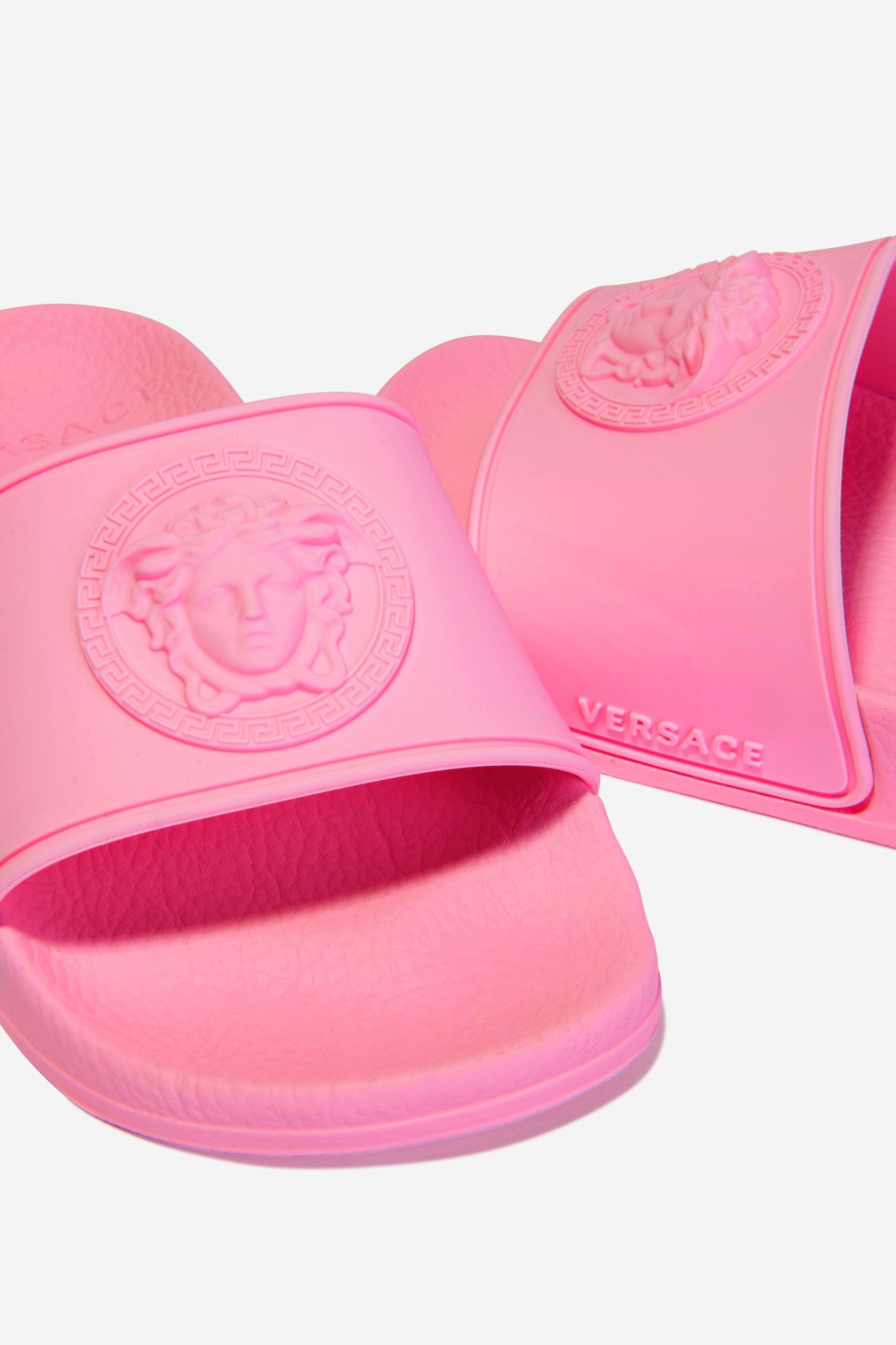 Versace Unisex Rubber Medusa Logo Sliders