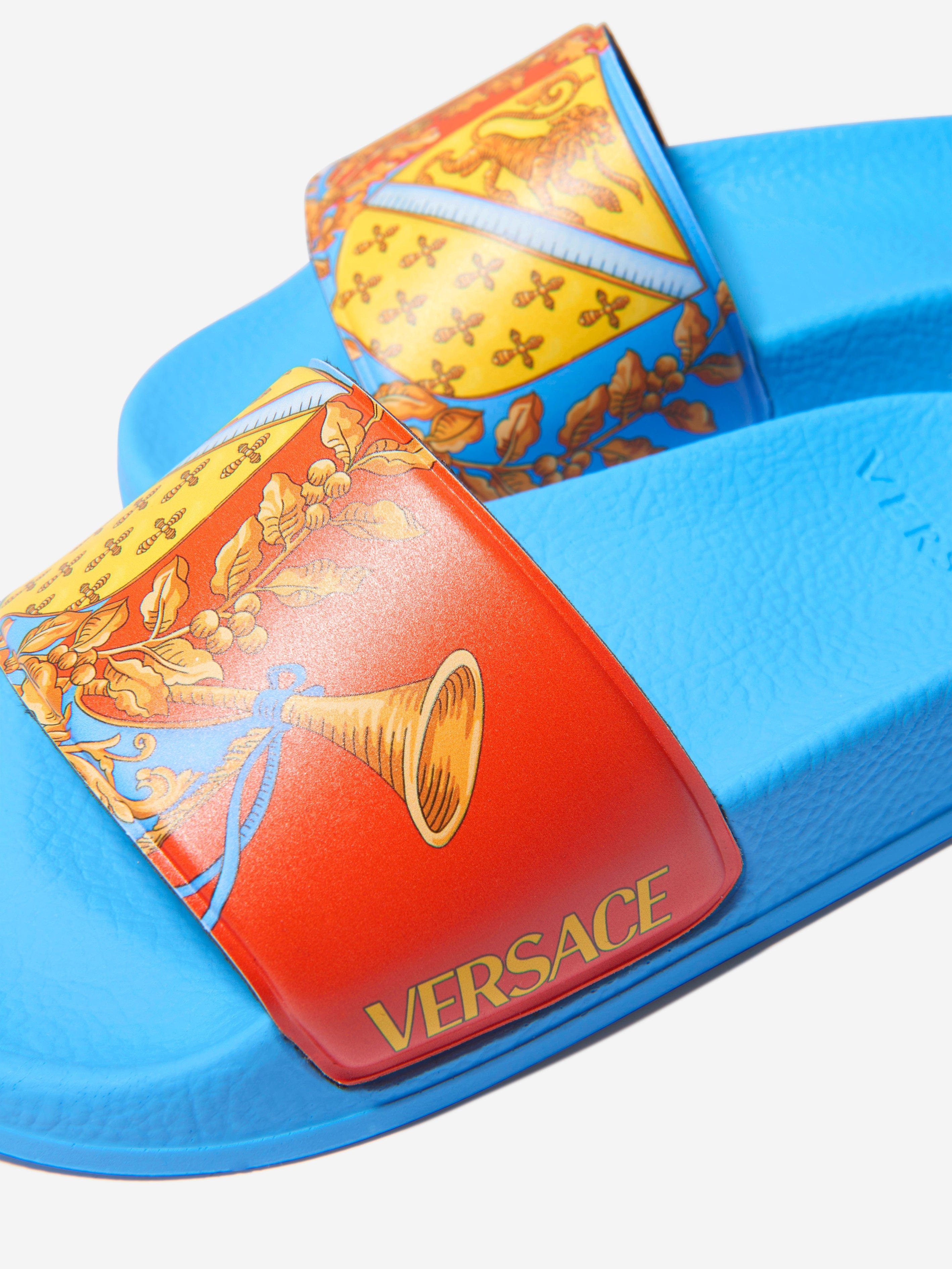 Versace Unisex PVC Royal Rebellion Sliders