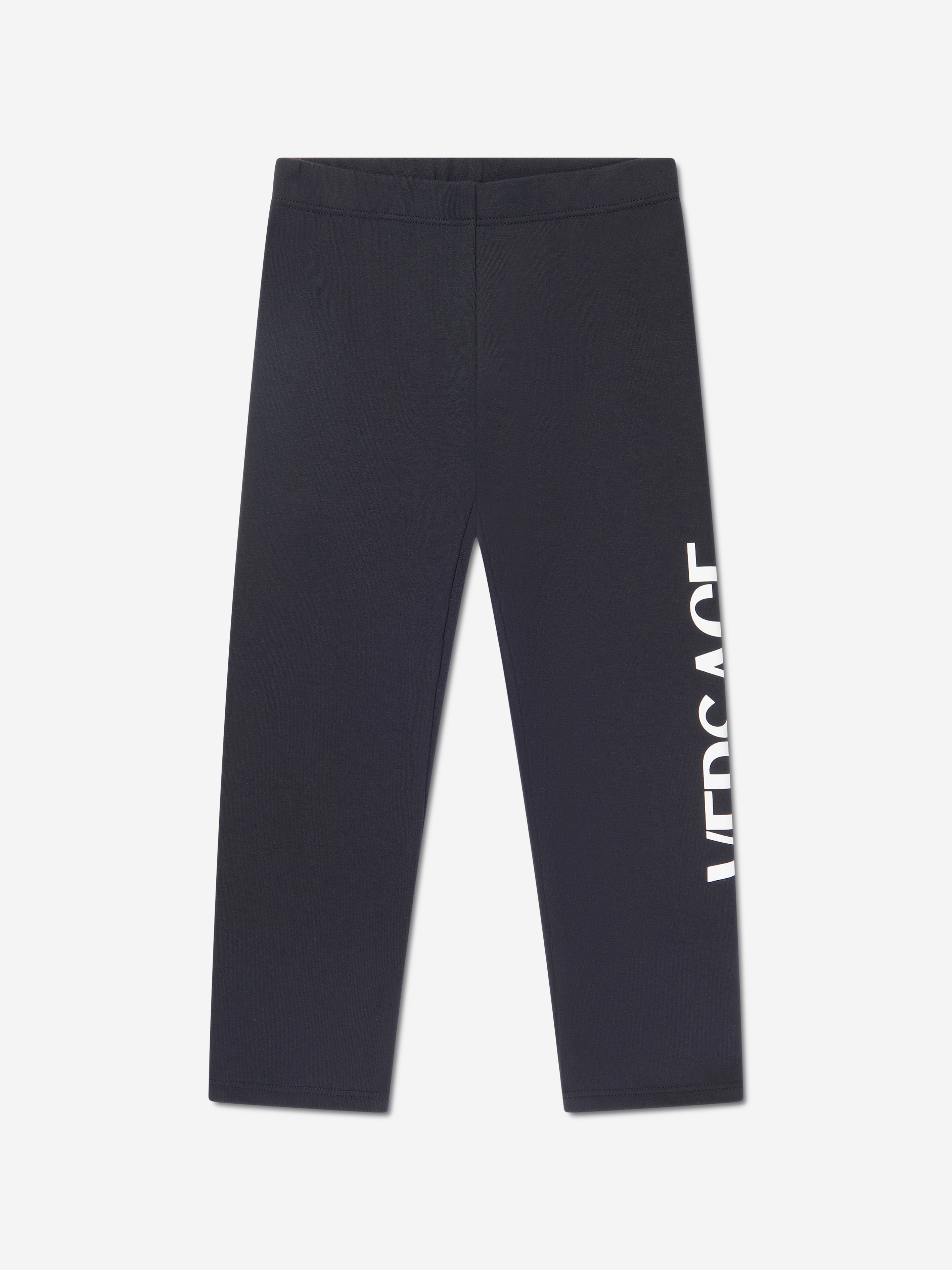 Versace Girls Logo Leggings in Black