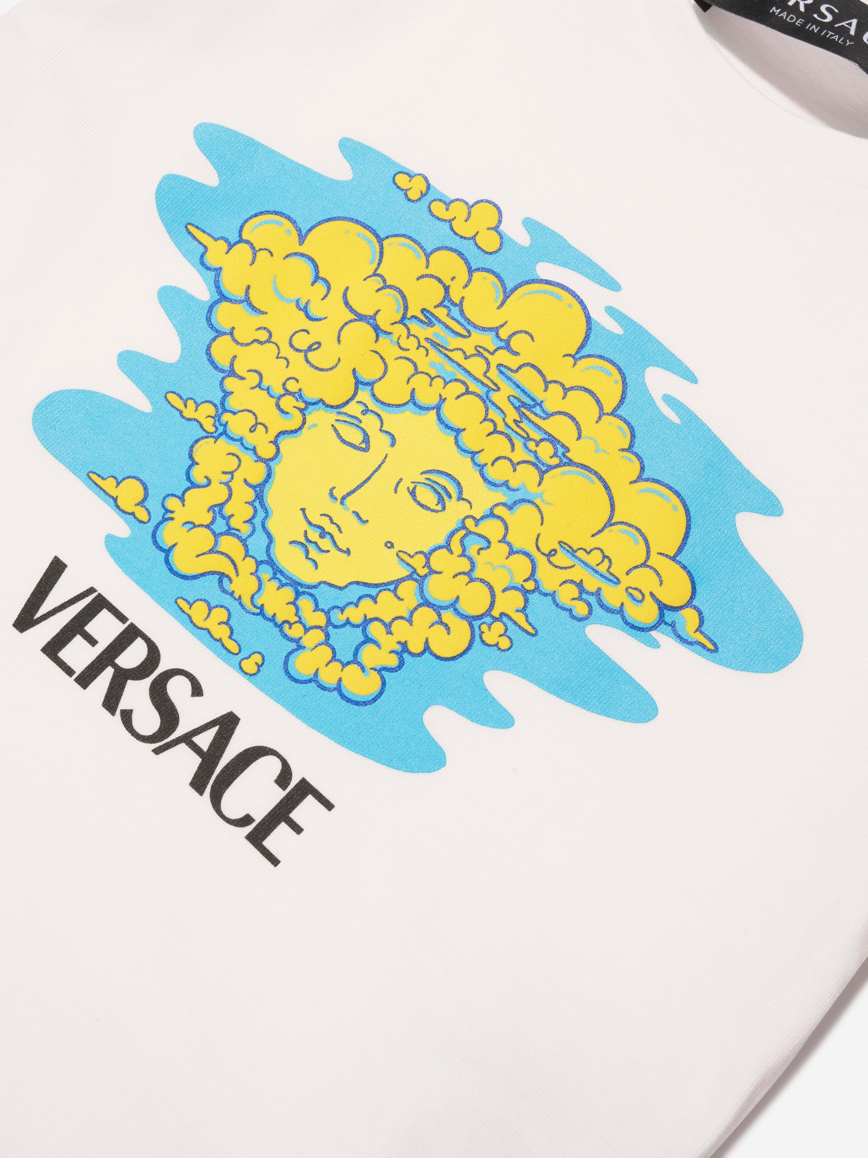 Versace Baby Boys Medusa Logo T-Shirt in White