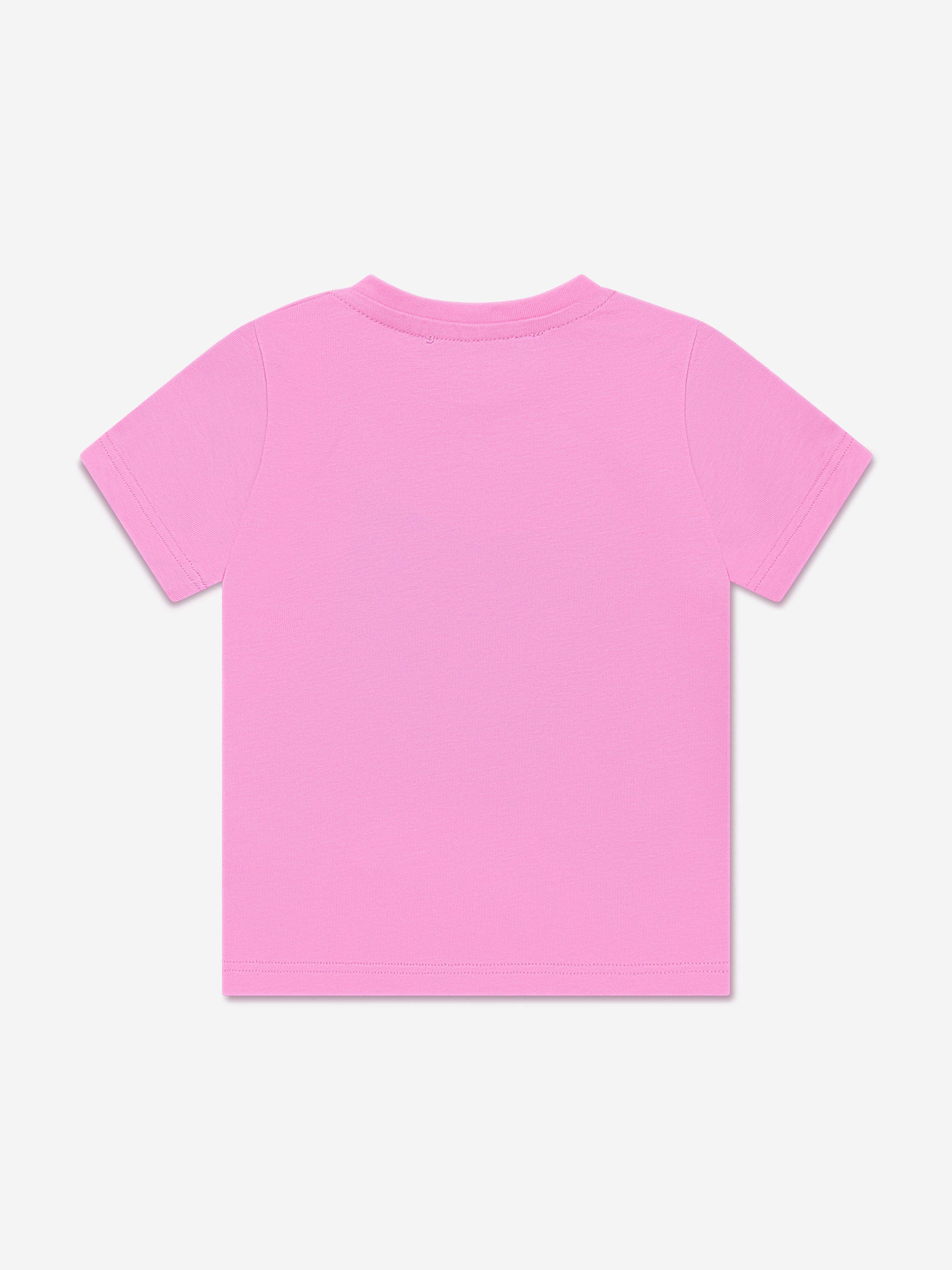 Versace Baby Girls Medusa Logo T-Shirt in Pink