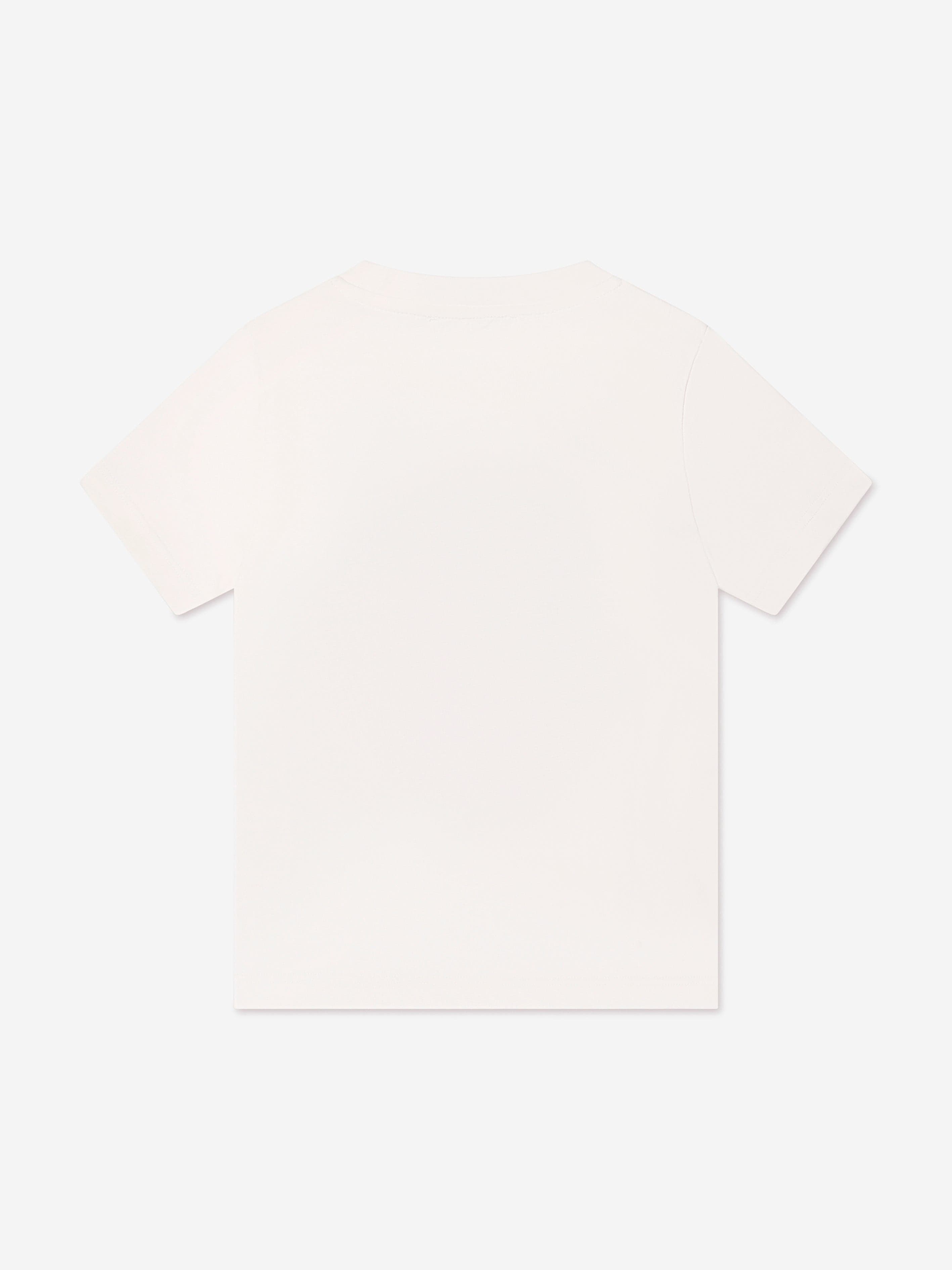 Versace Boys Medusa Logo T-Shirt in White