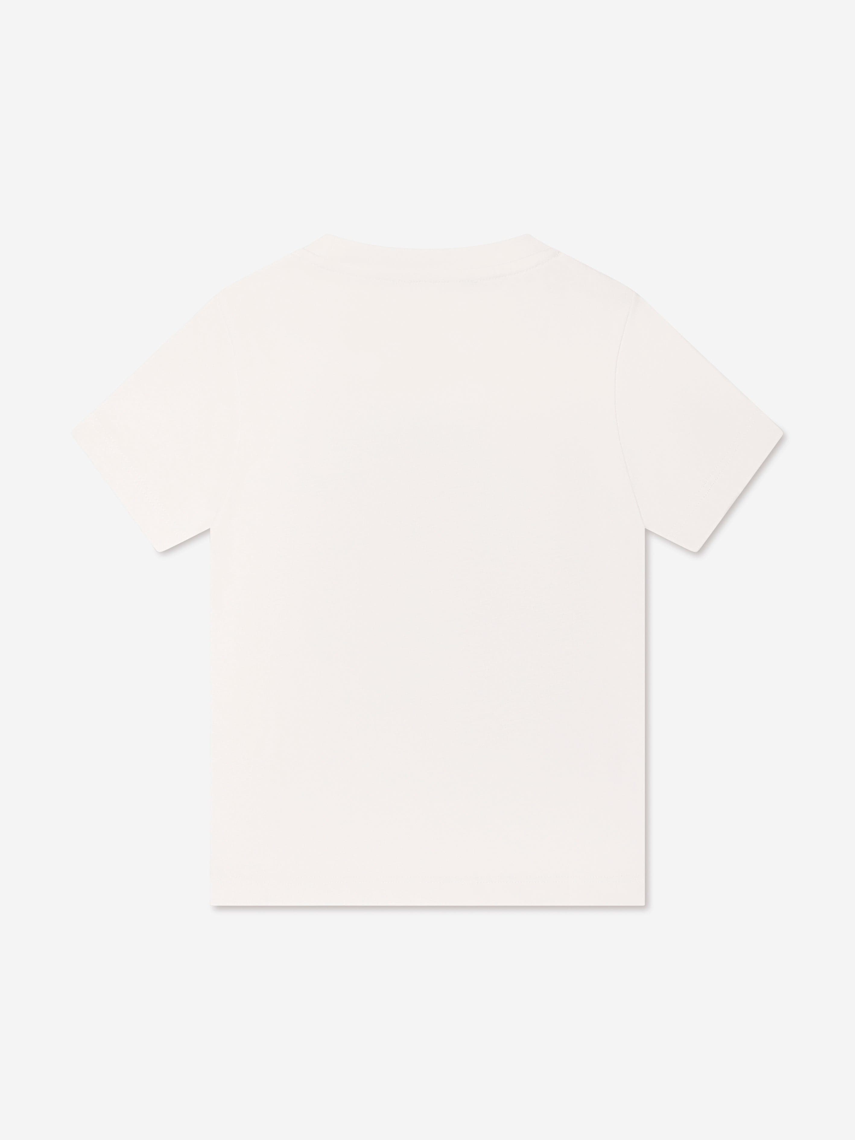 Versace Boys Medusa Logo T-Shirt in White