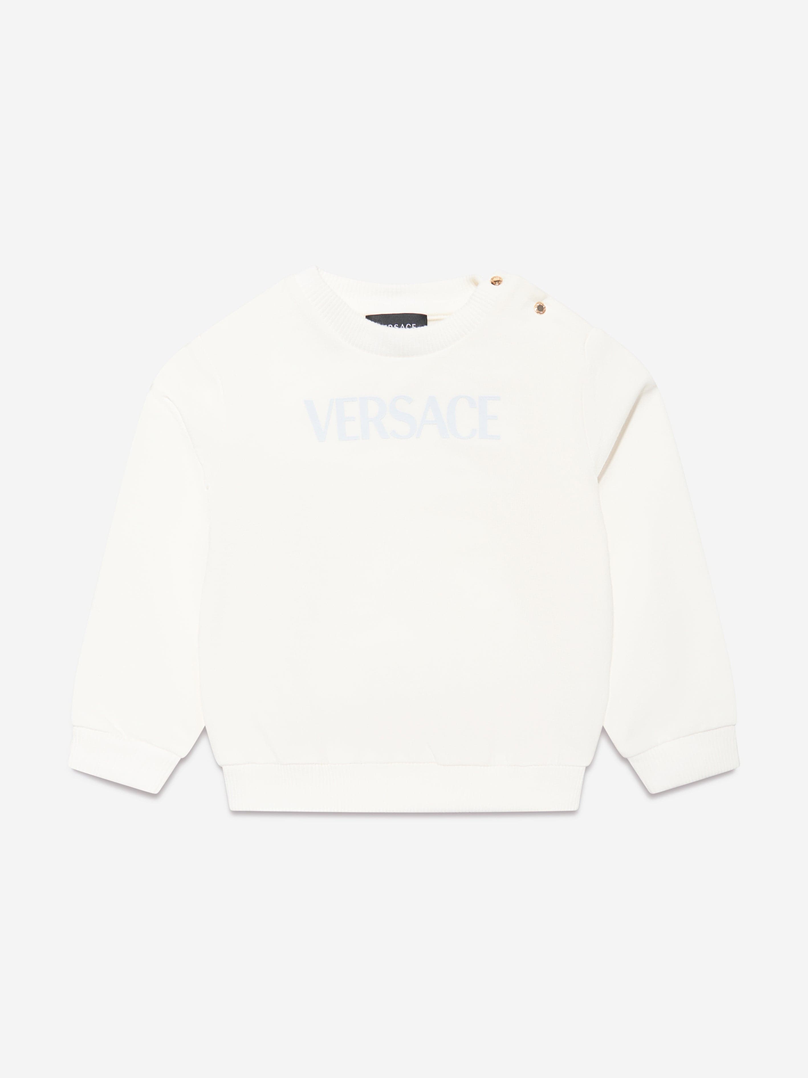 Versace Baby Boys Tracksuit in White