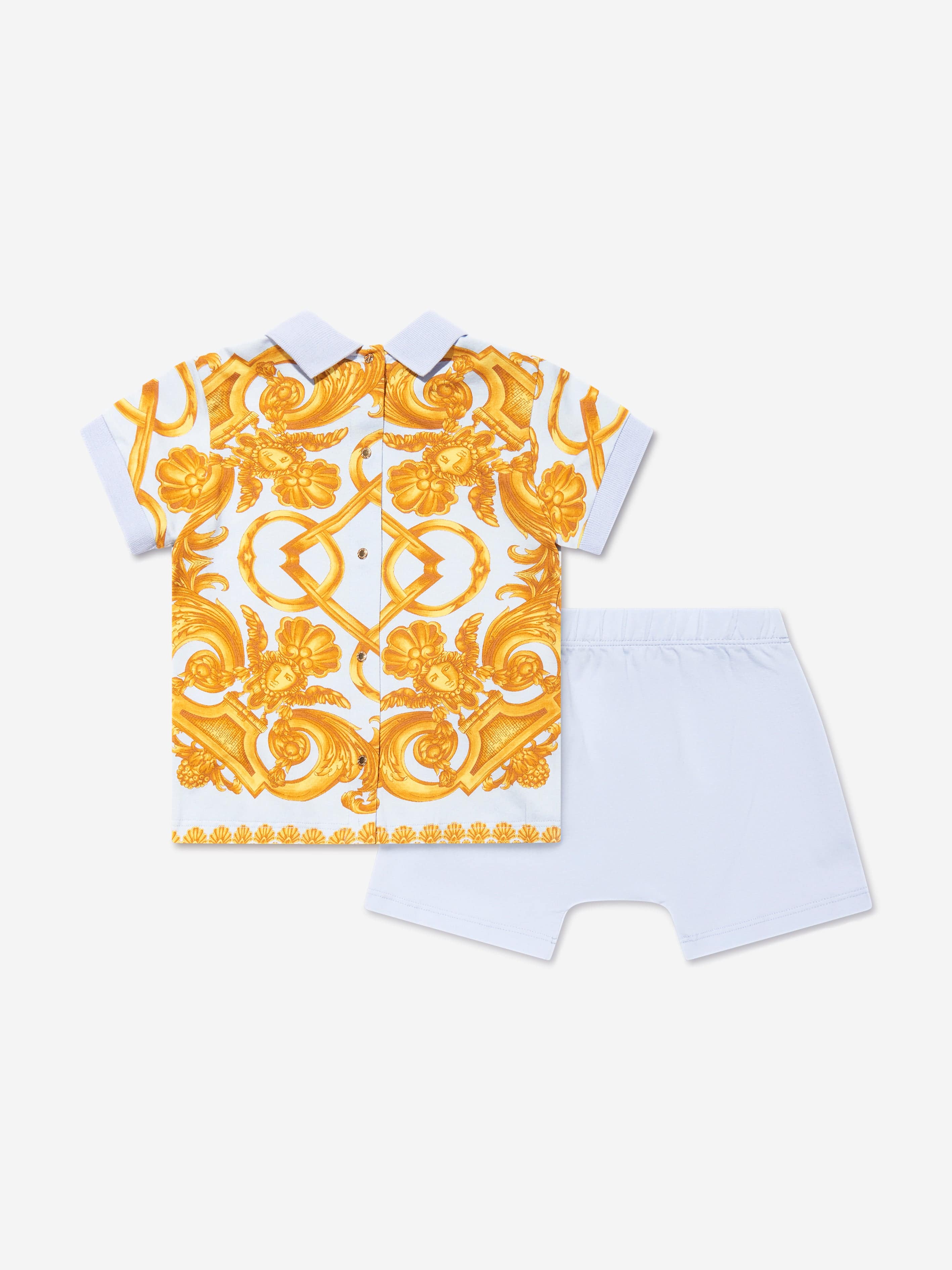 Versace Baby Boys Top And Shorts Set in Blue