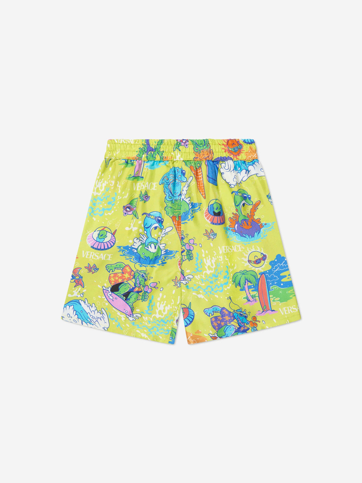 Versace Silk Bermuda Shorts