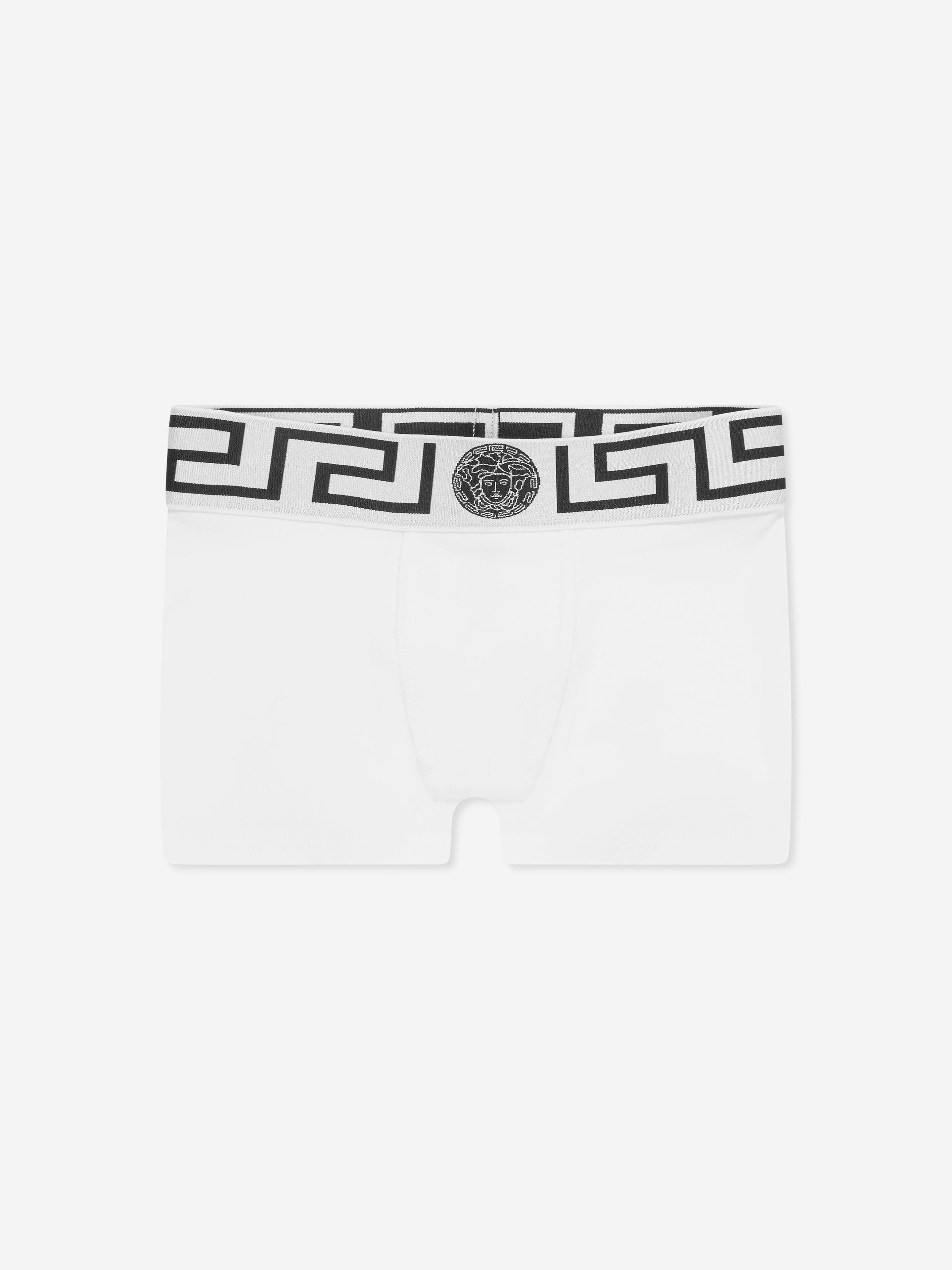 Versace Boys 2 Pack Boxer Shorts Set in Black