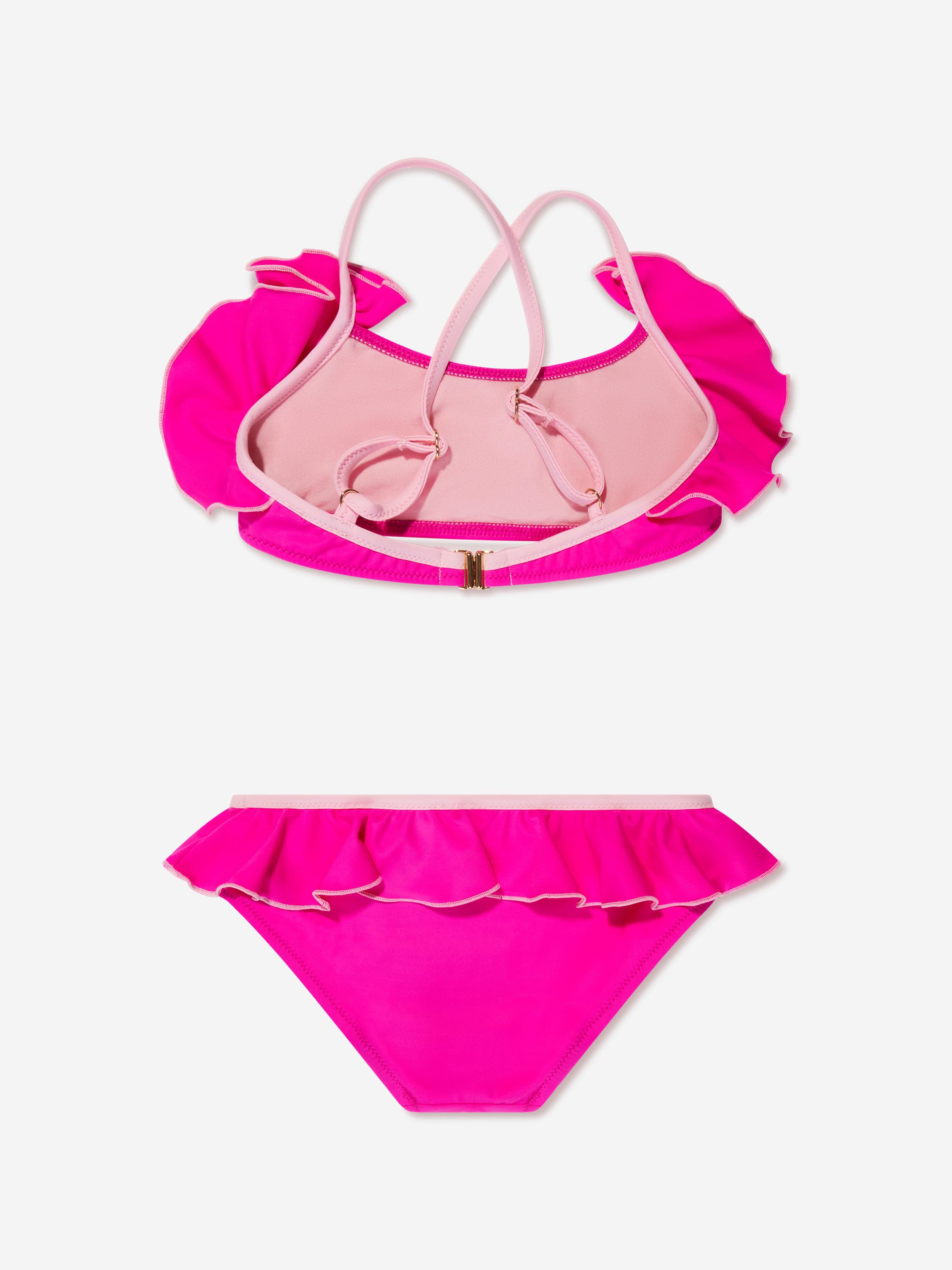 Versace Girls Logo Bikini in Pink