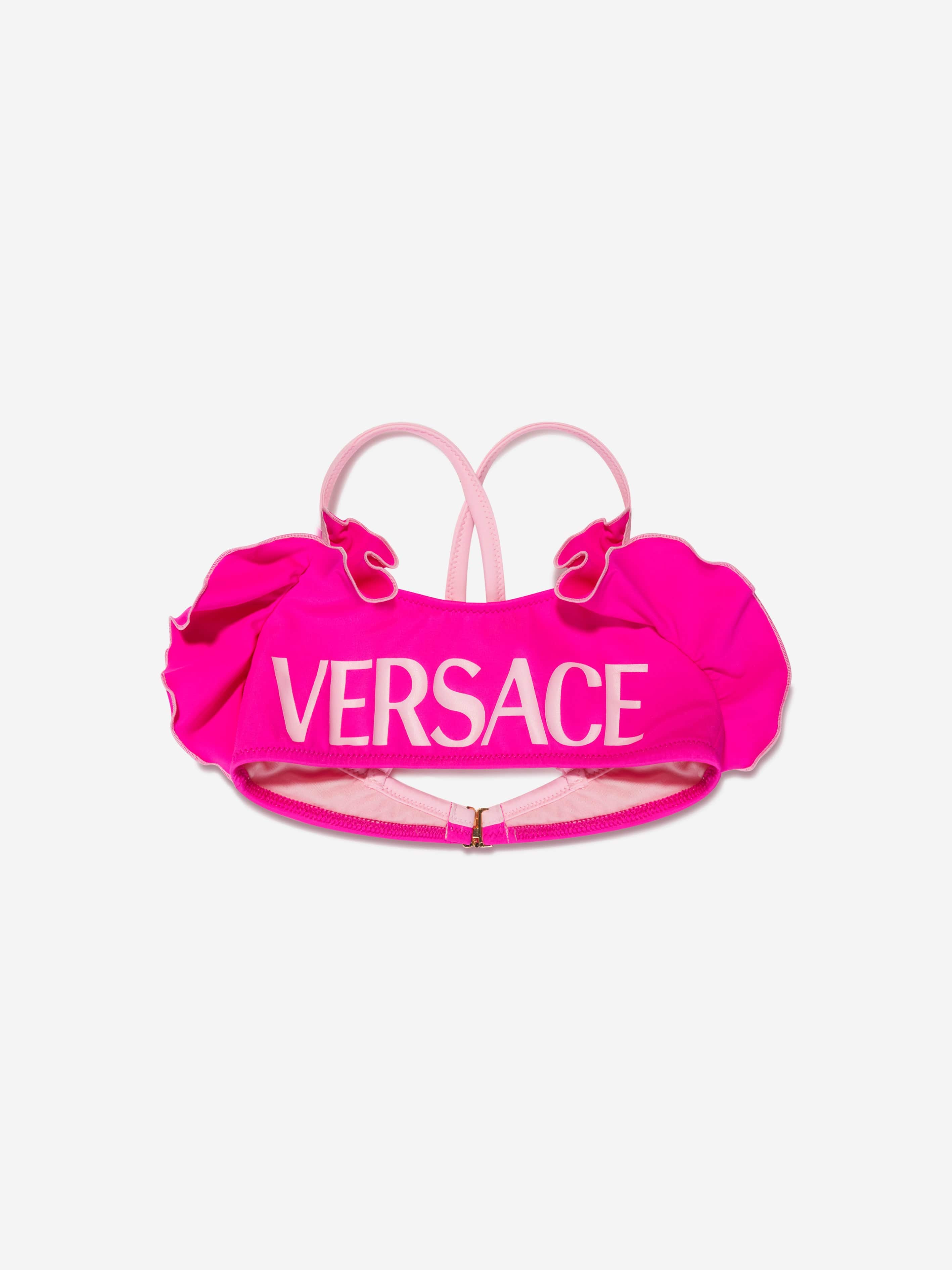 Versace Girls Logo Bikini in Pink