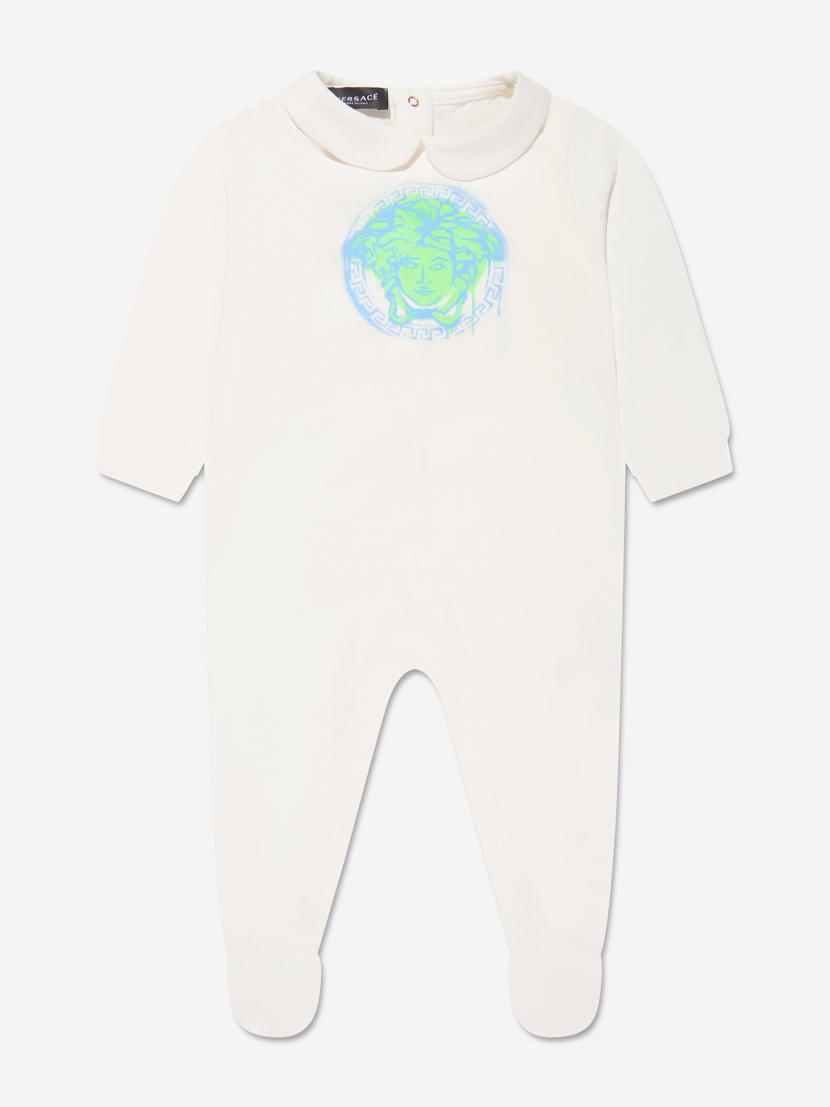 Versace Baby Boys Babygrow Gift Set (3 Piece) in White