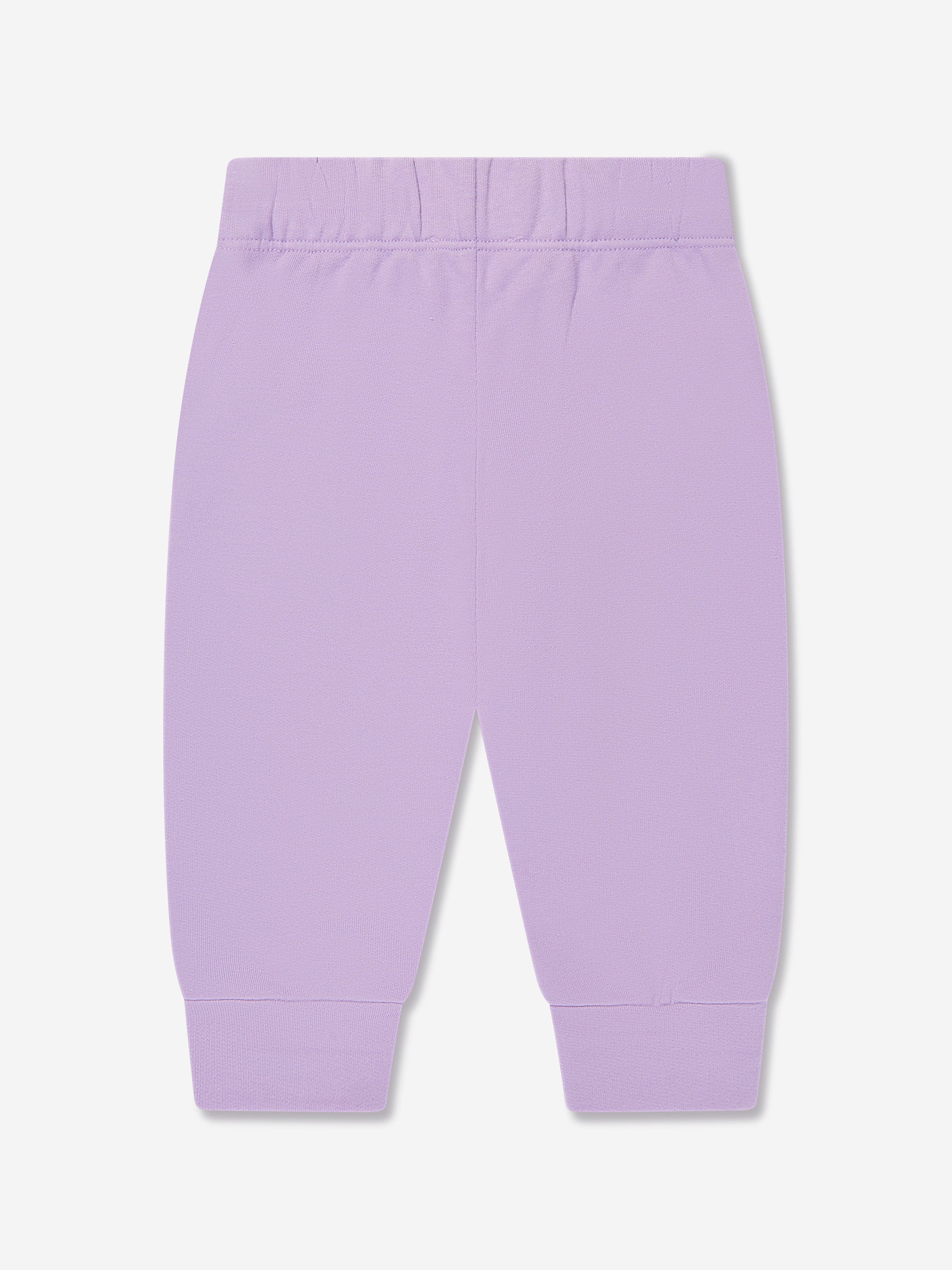 Versace Baby Girls Logo Joggers in Lilac