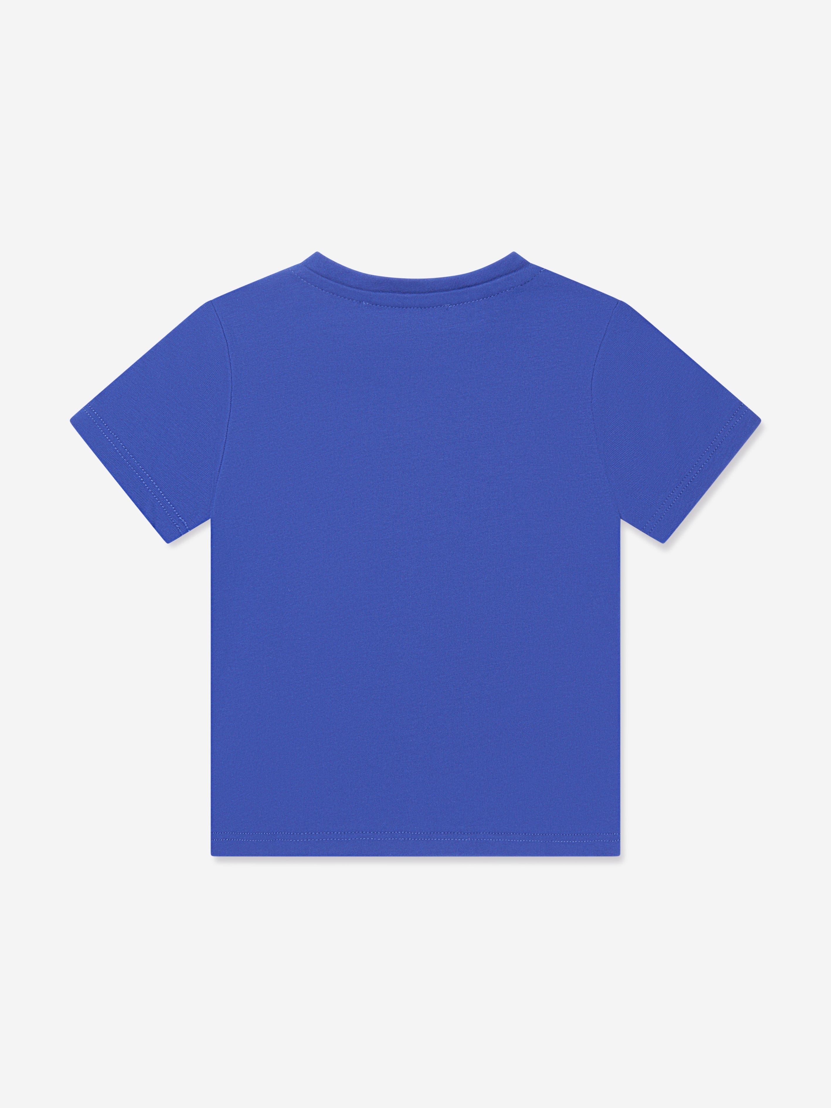 Versace Baby Boys Medusa Logo T-Shirt in Blue