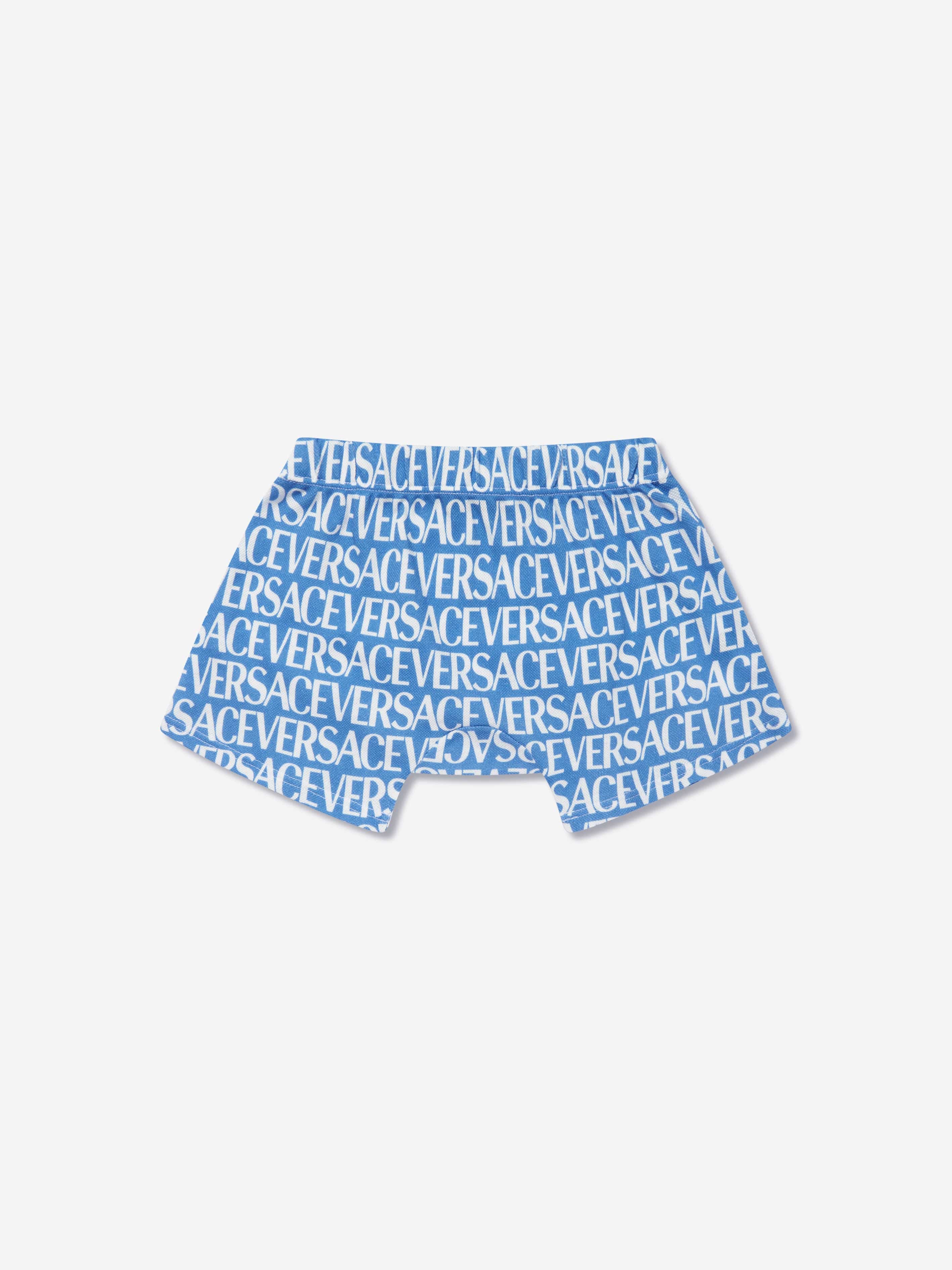 Versace Baby Boys Logo Top And Shorts Set in Blue