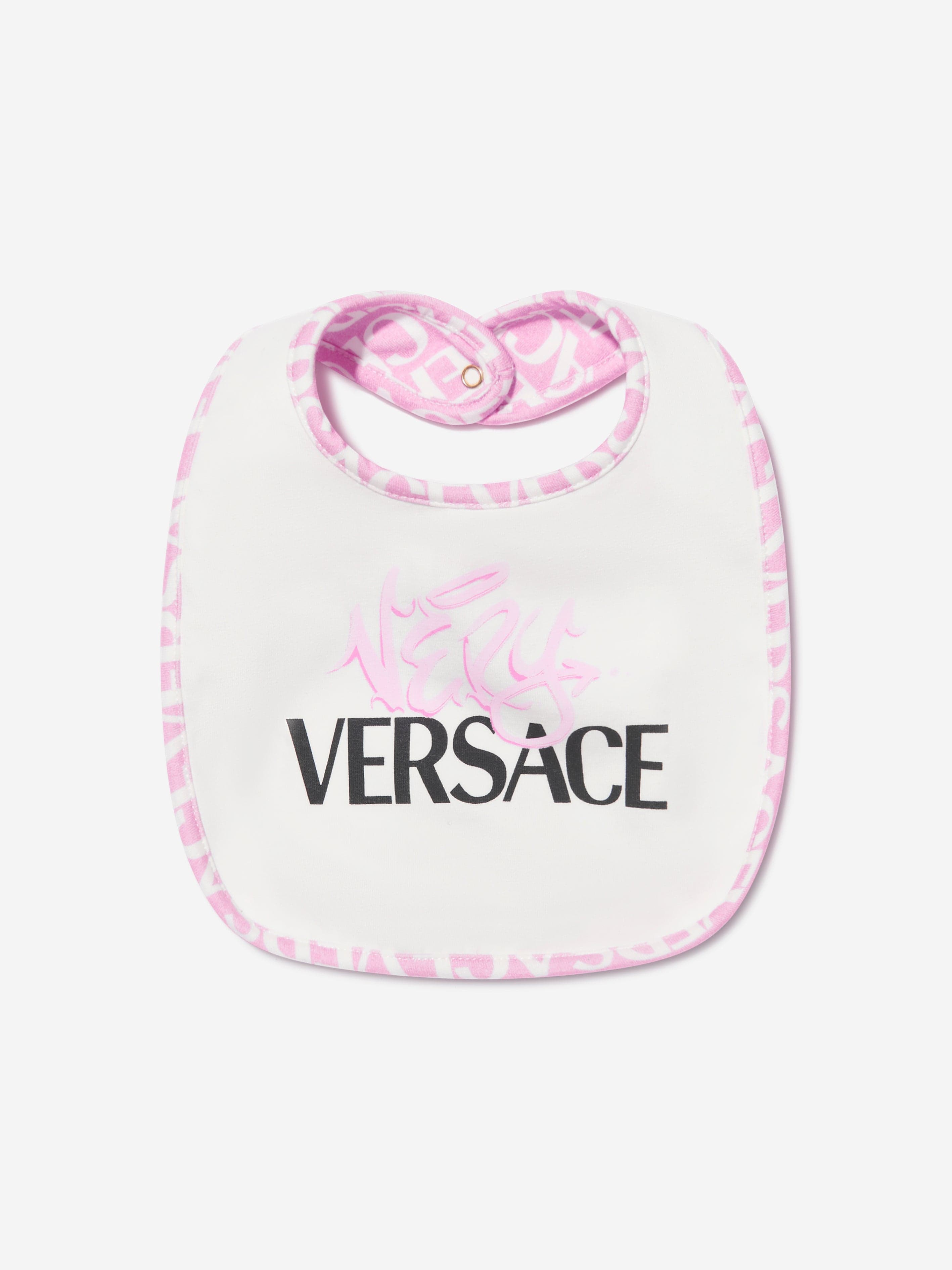 Versace Baby Girls Babygrow Gift Set in White