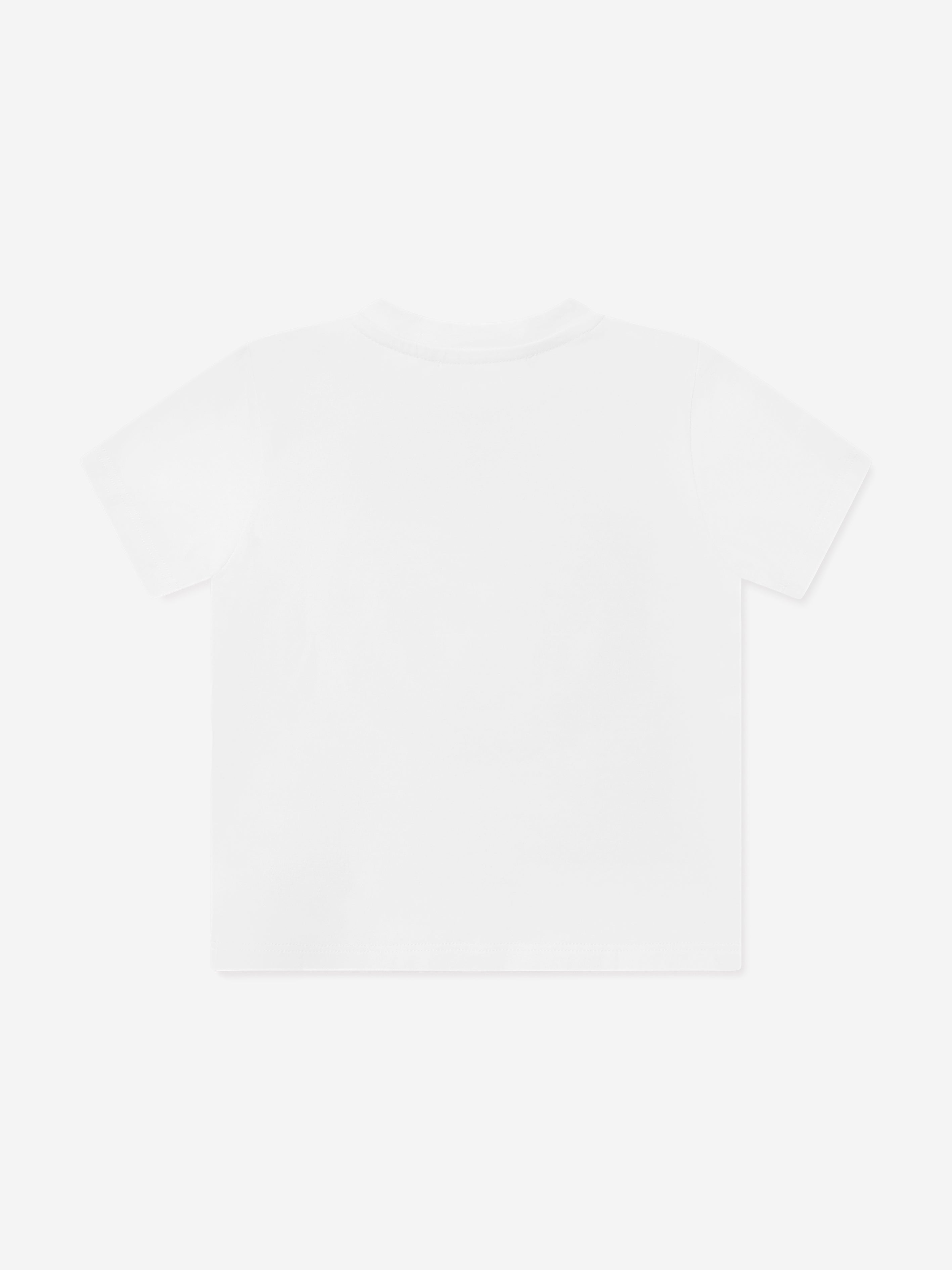 Versace Baby Medusa Greca Print T-Shirt in White