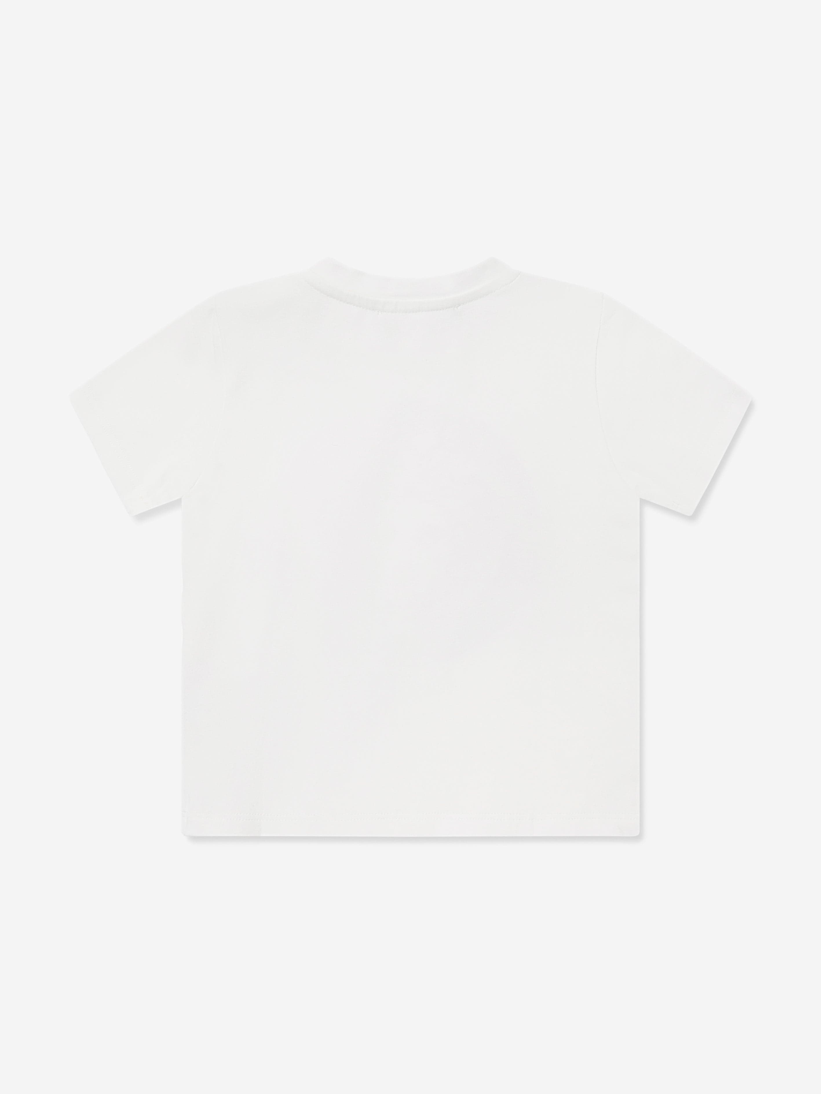 Versace Baby Medusa Greca Print T-Shirt in White