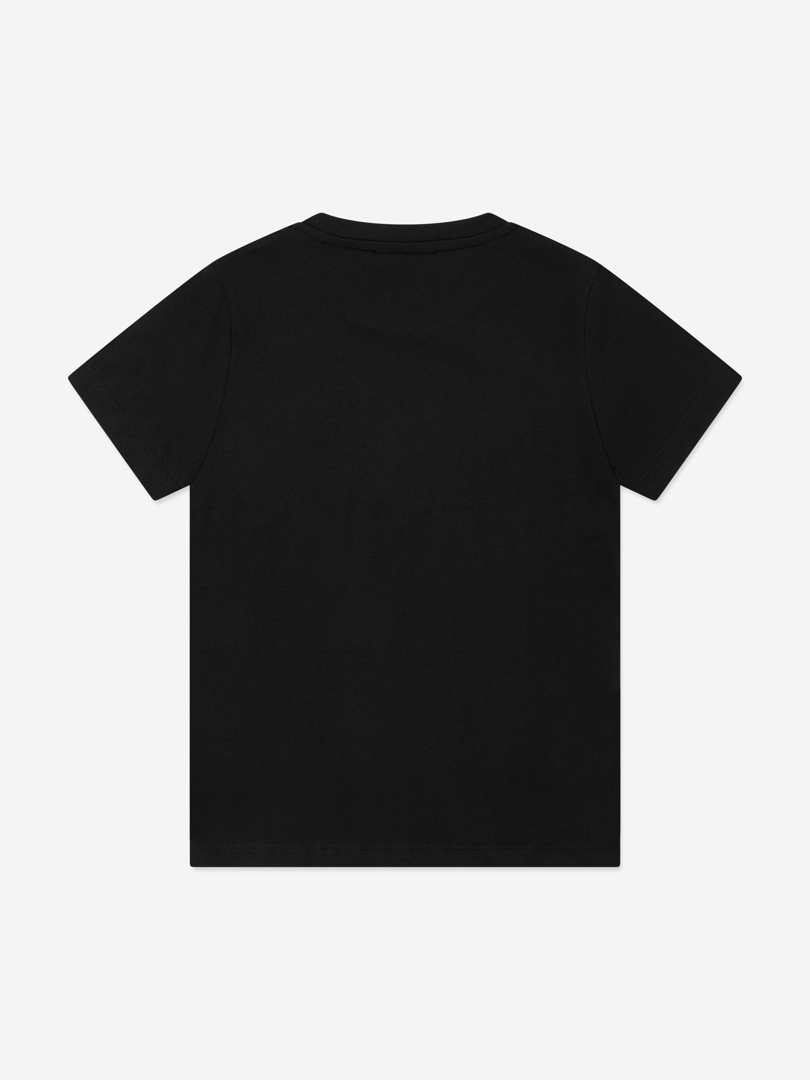 Versace Boys Medusa Logo T-Shirt in Black