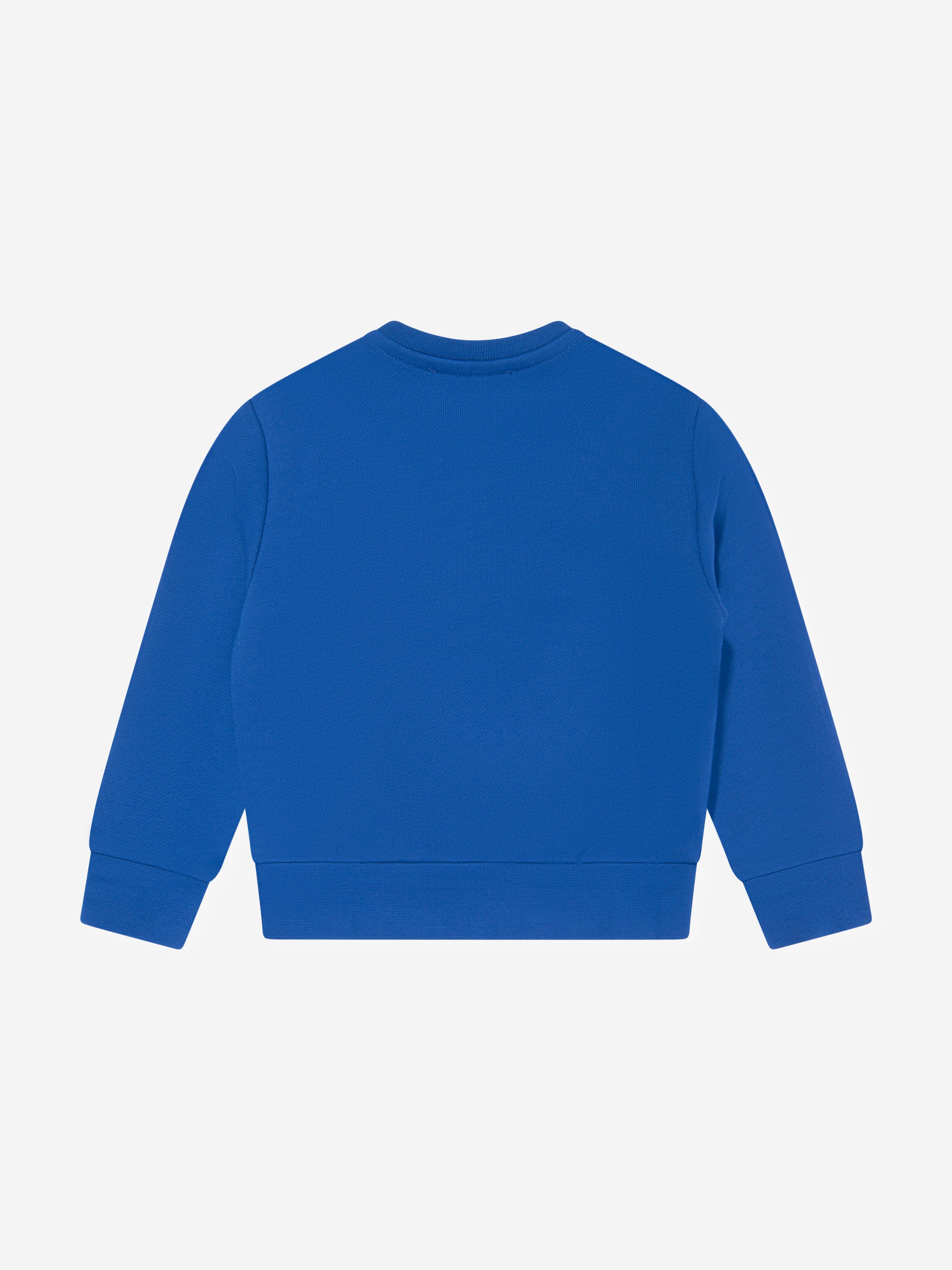 Versace Baby Boys Damier Logo Sweatshirt in Blue