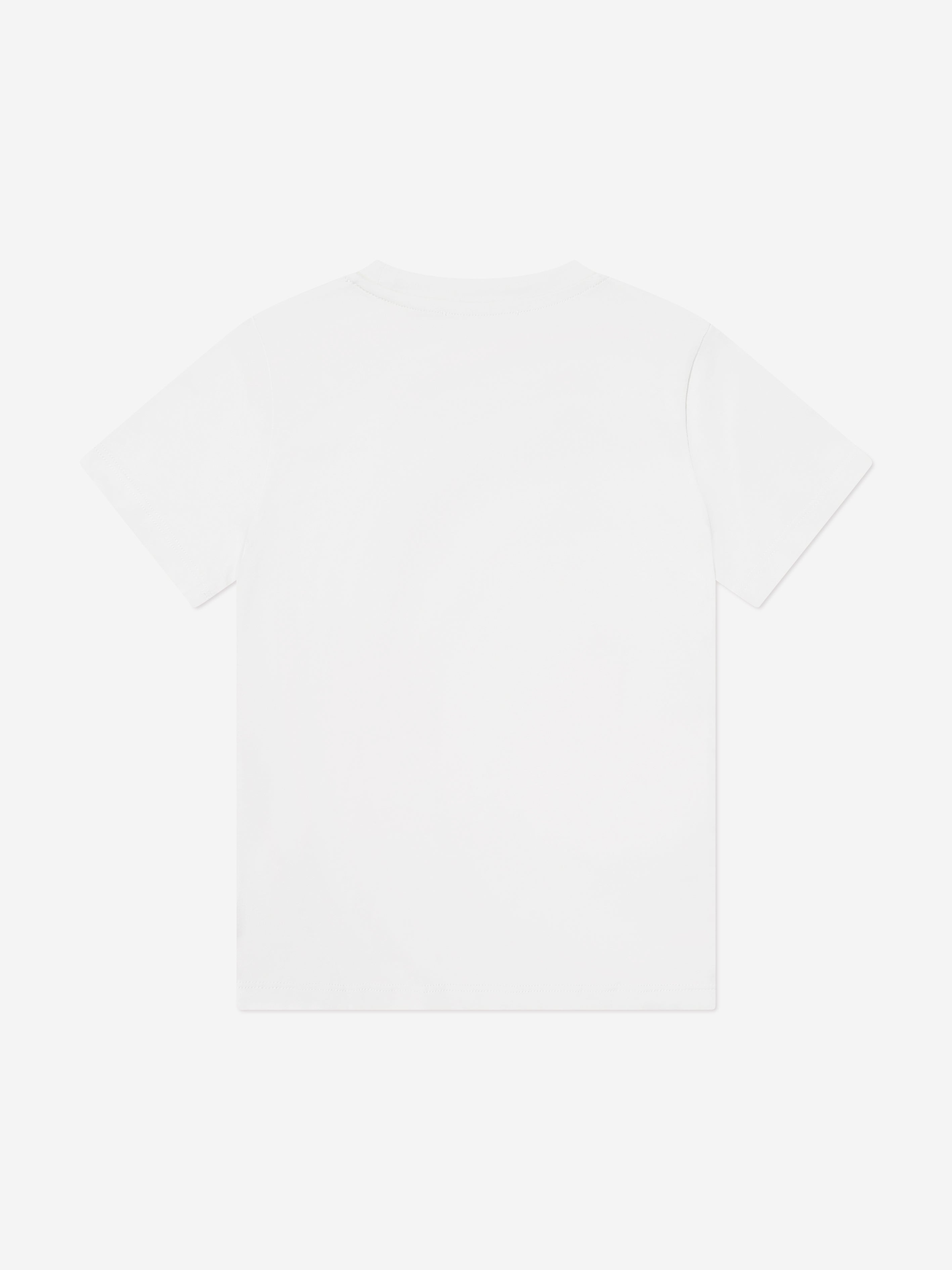 Versace Girls Stemma Logo T-Shirt in White