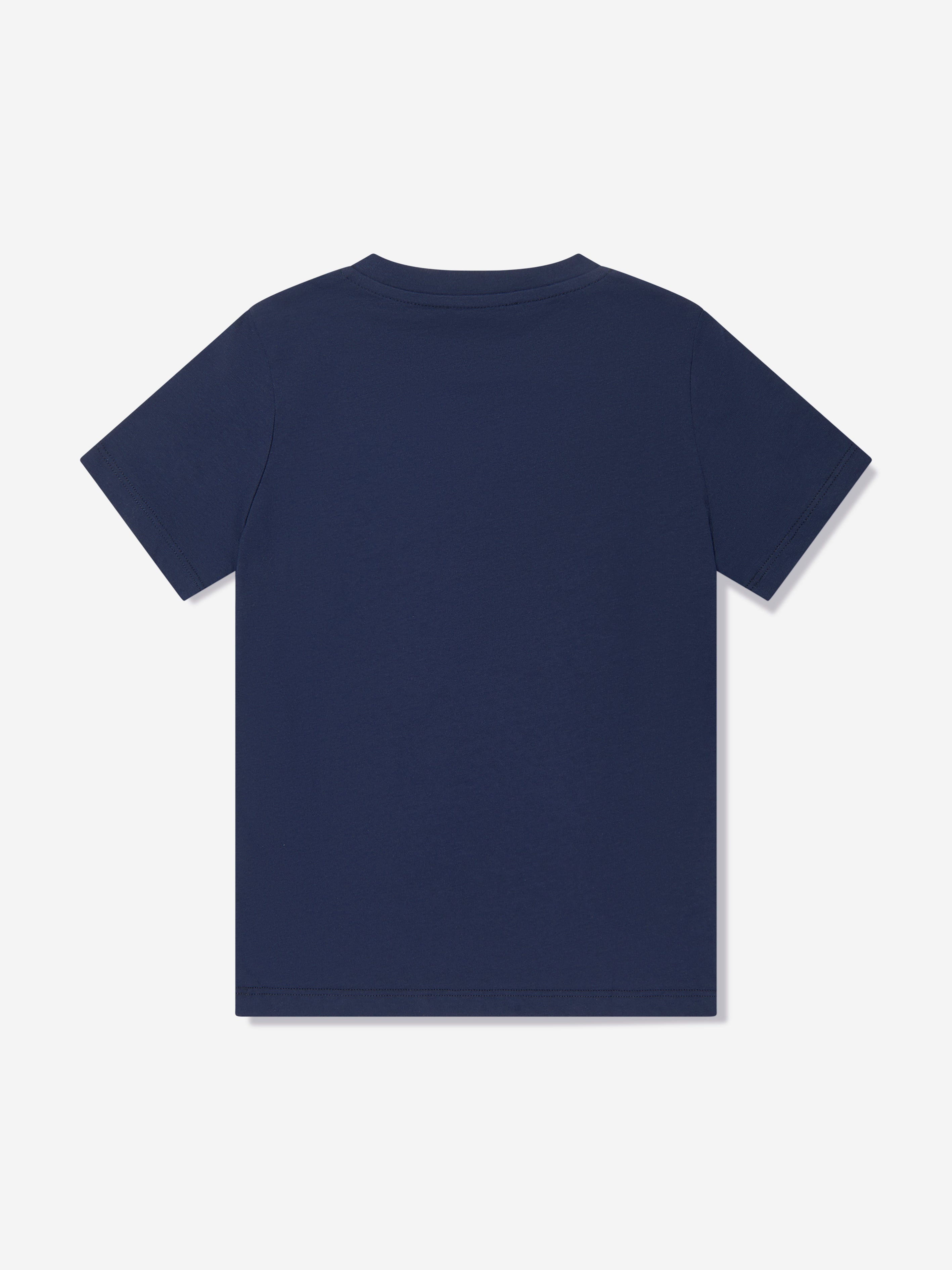 Versace Boys Medusa Logo T-Shirt in Navy