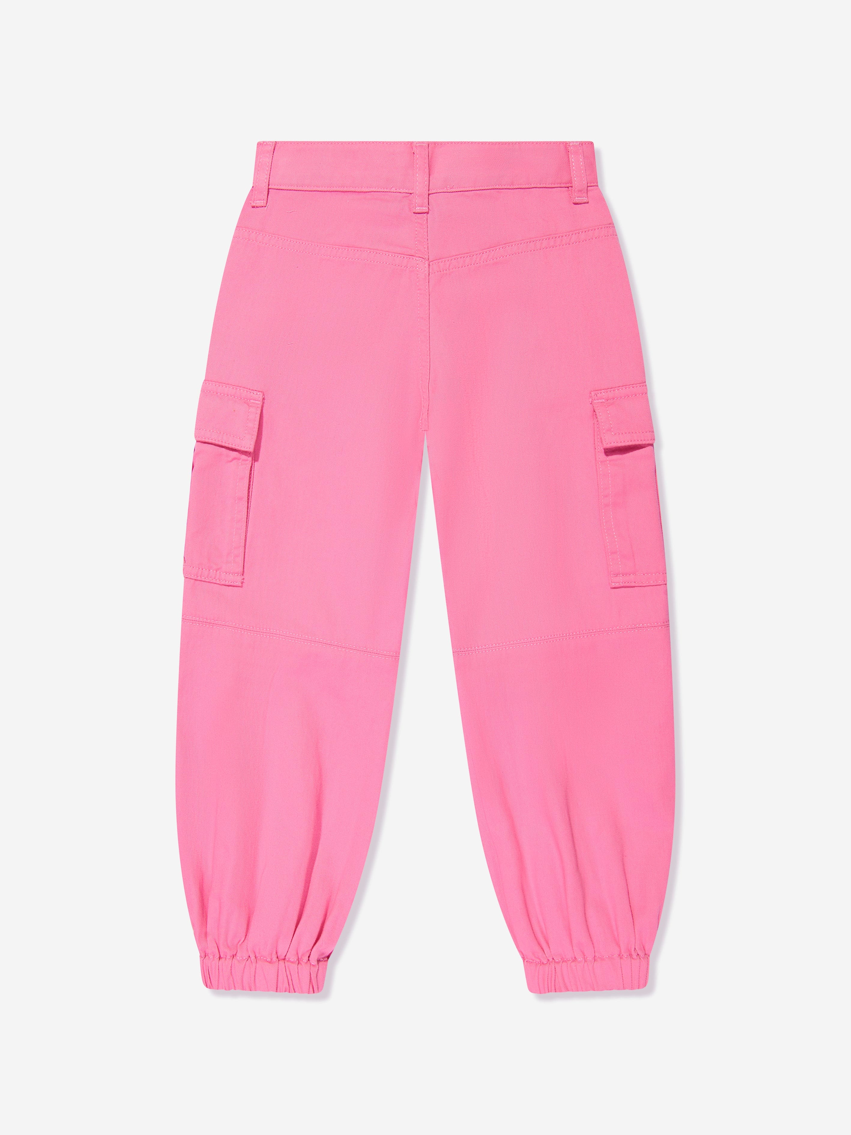 Versace Girls Cargo Trousers in Pink