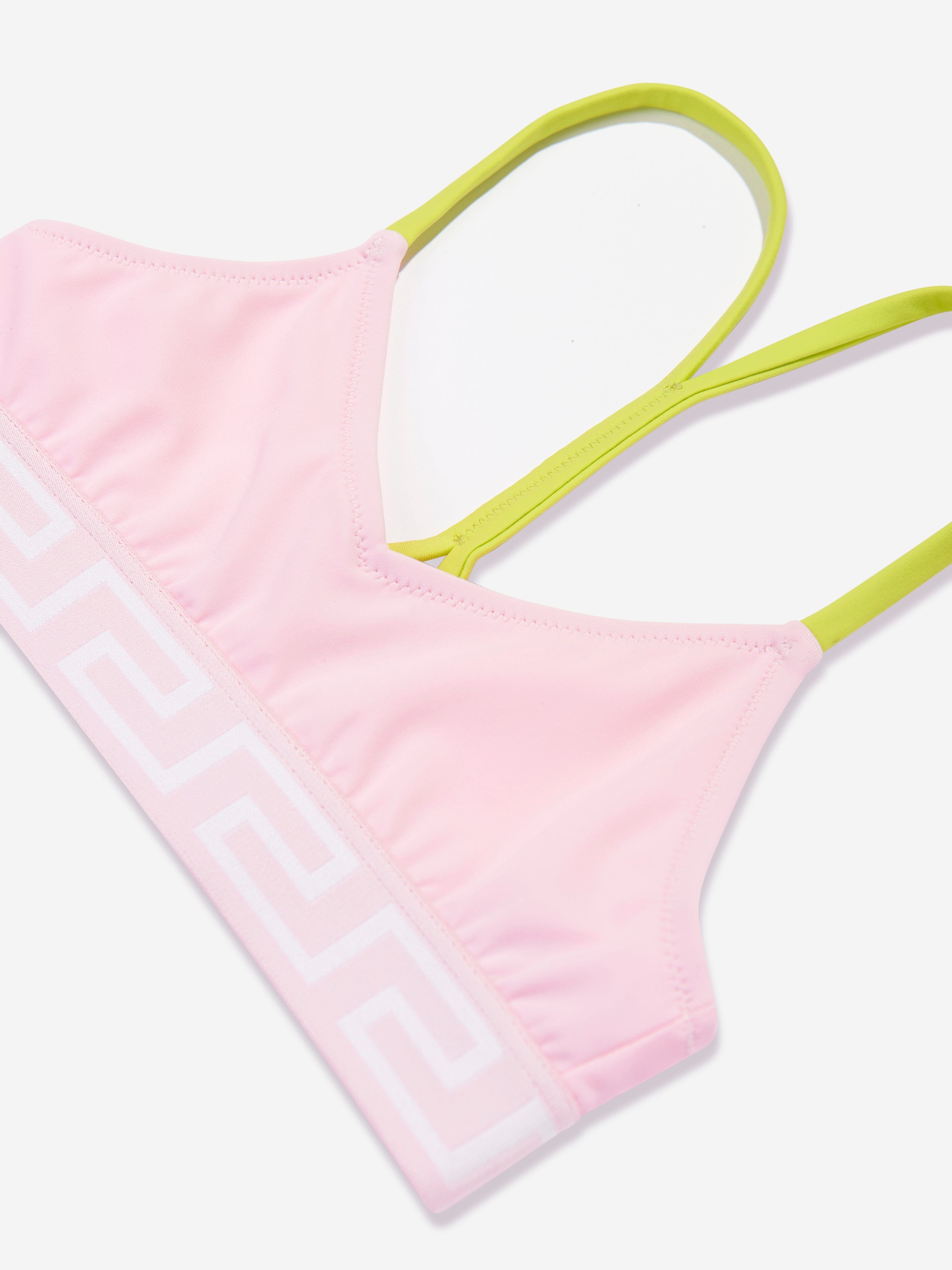 Versace Girls Greca Bikini in Pink