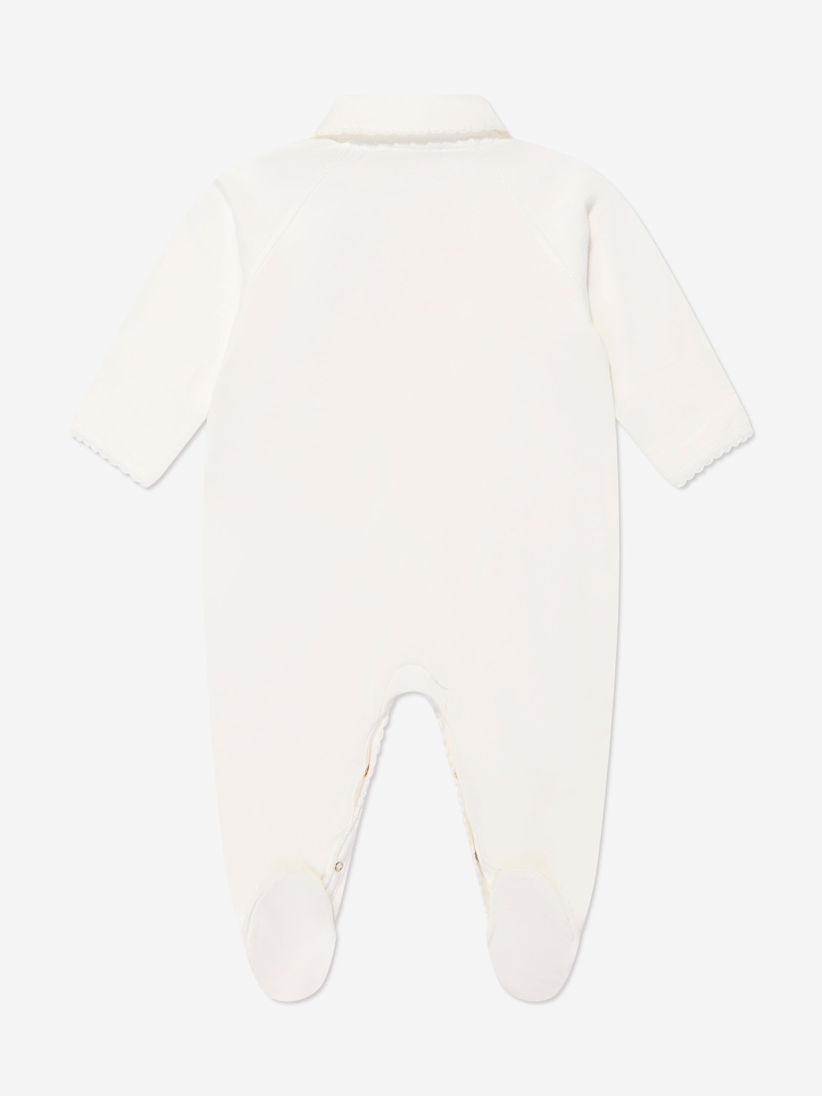 Versace Baby Logo Babygrow Gift Set in White