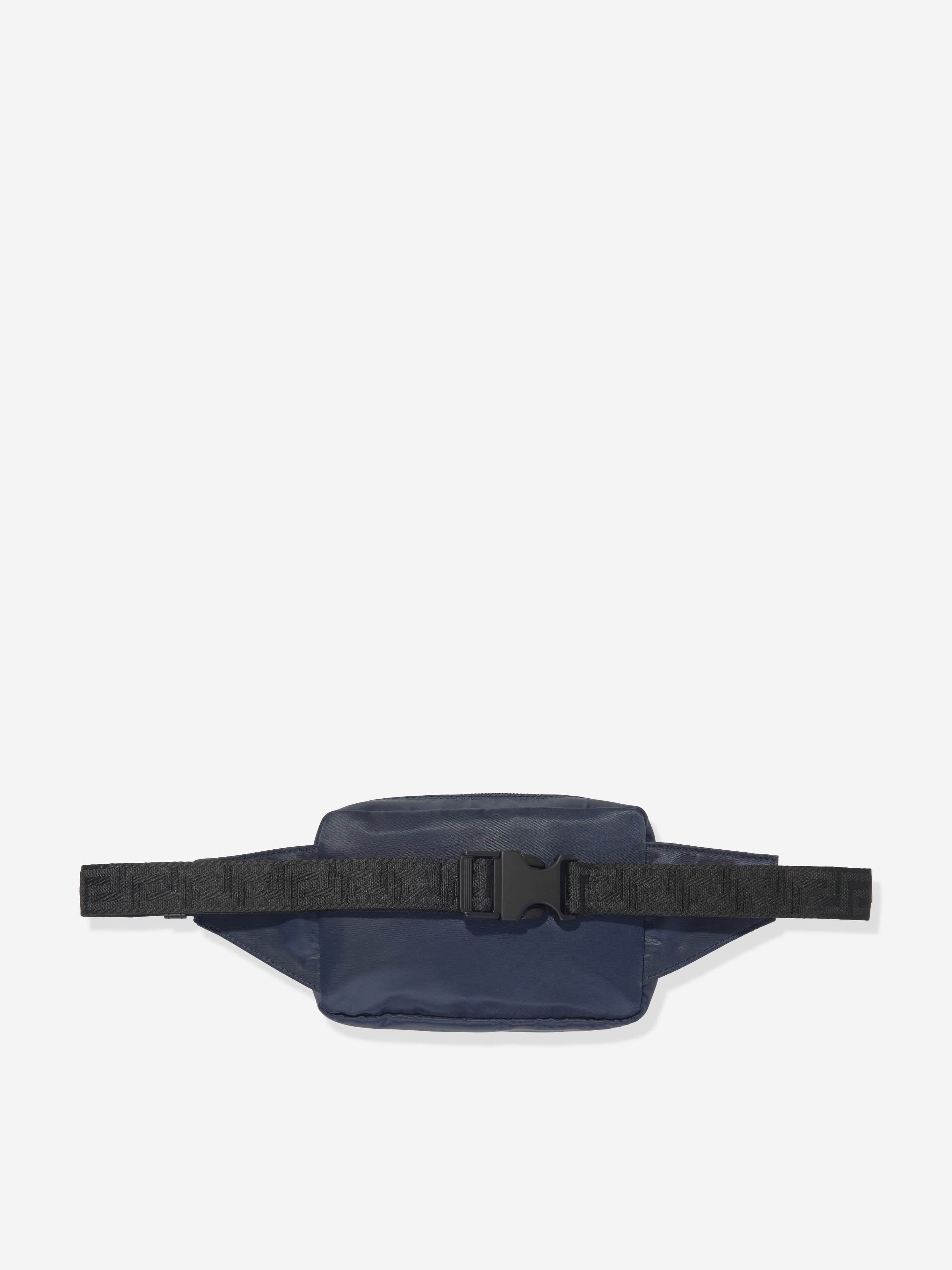 Versace Kids Medusa Logo Belt Bag in Black