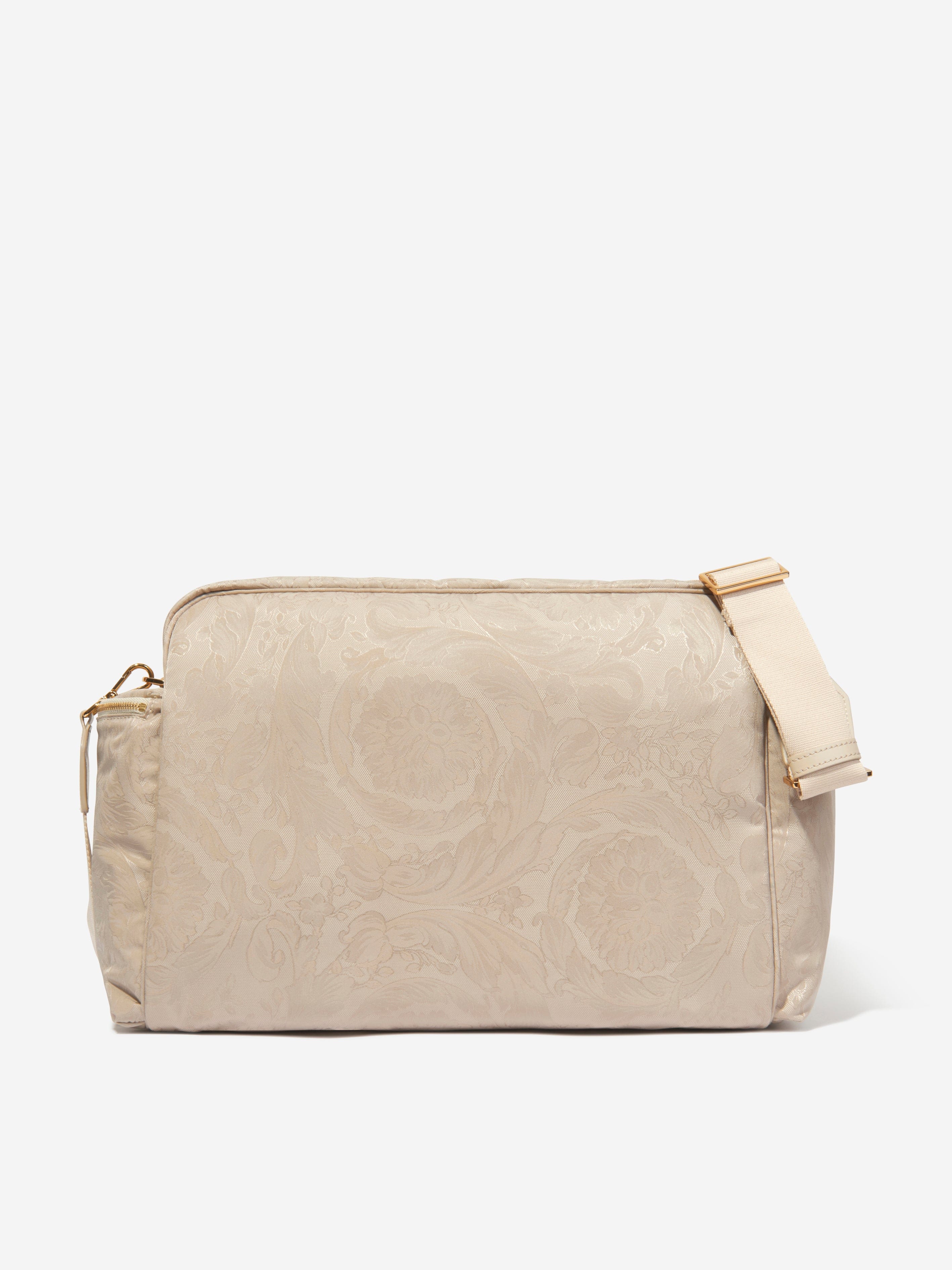 Versace Baby Barocco Logo Changing Bag in Beige (40cm)