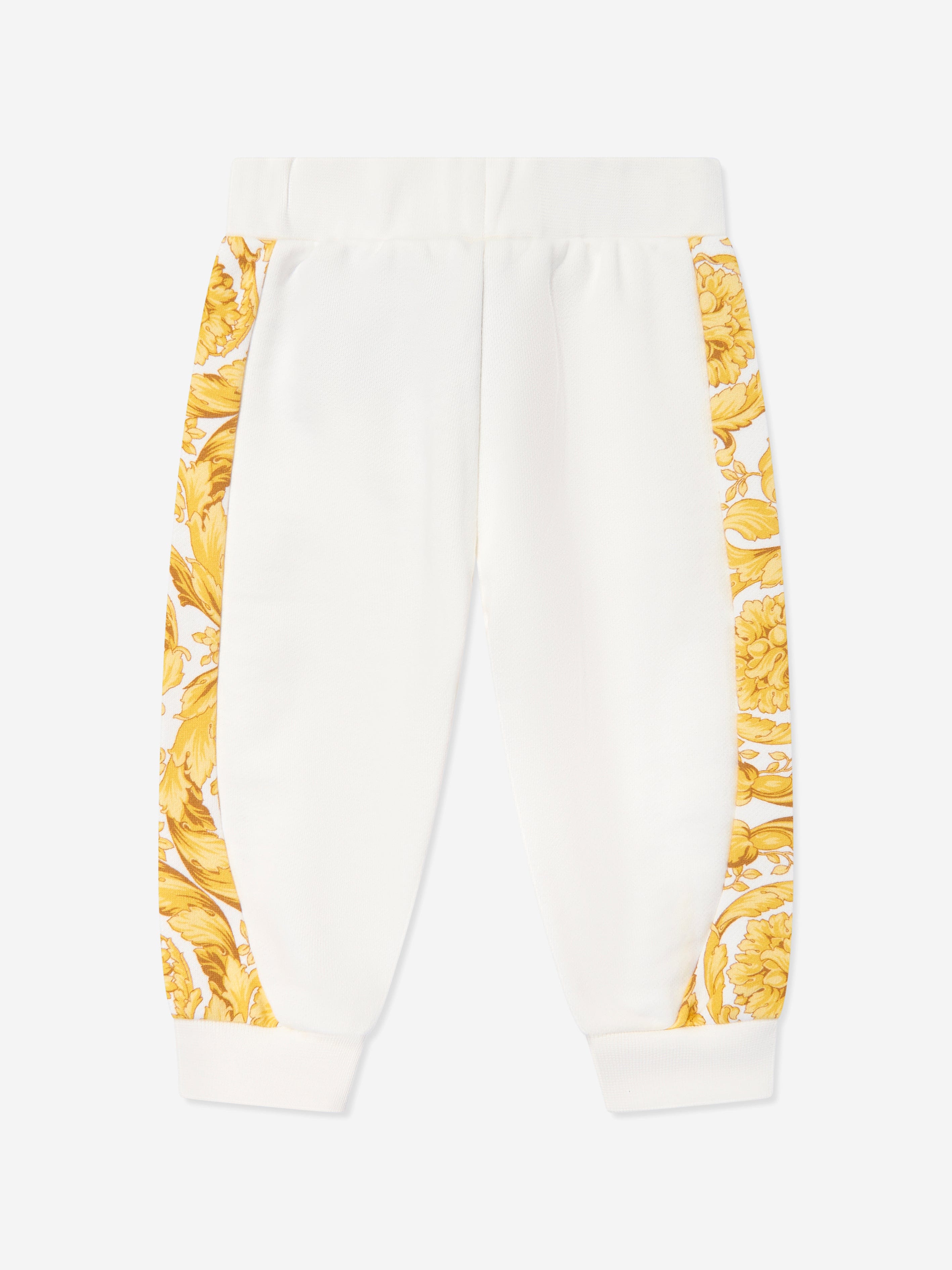 Versace Baby Barocco Logo Joggers in White