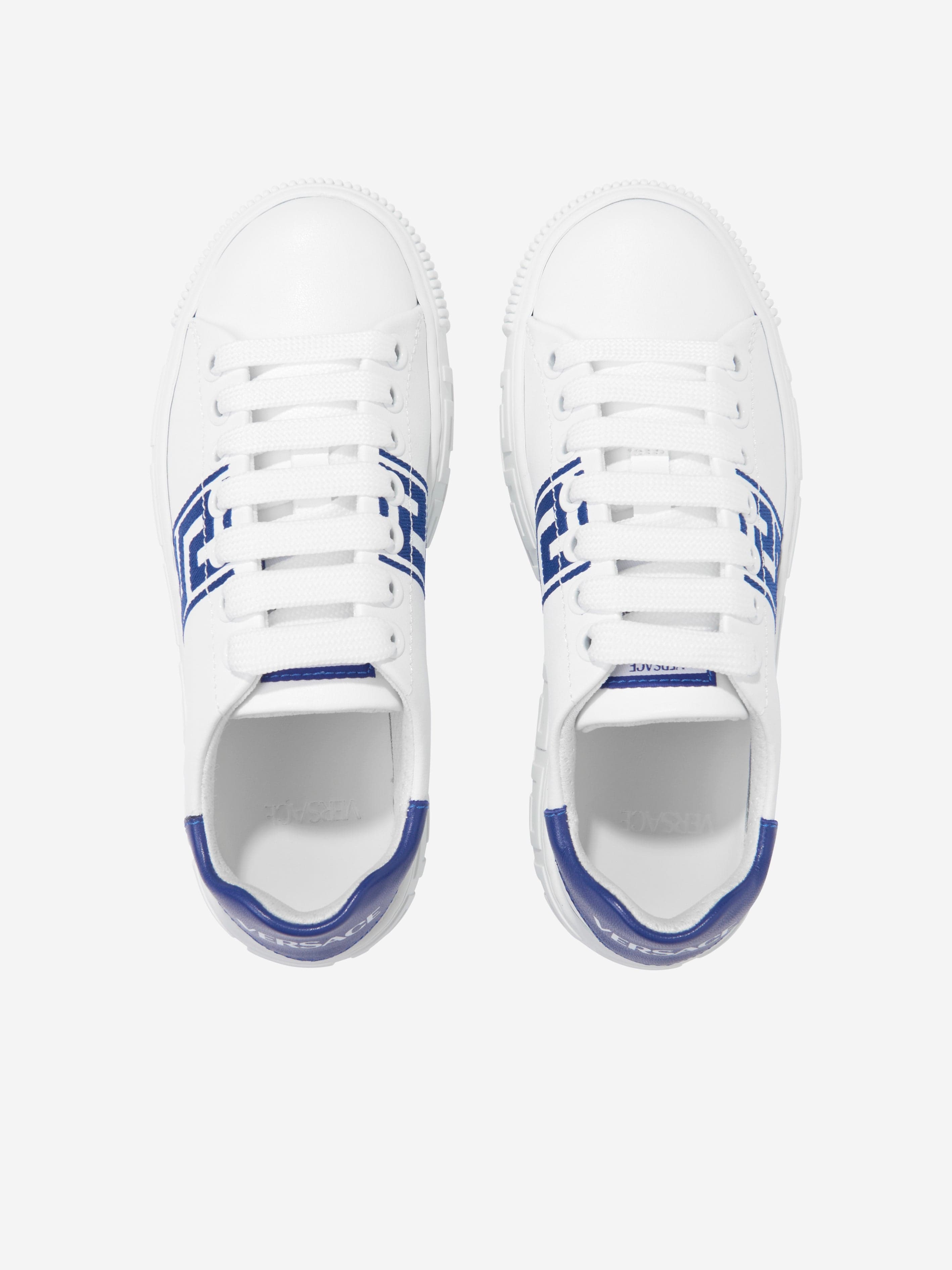 Versace Kids La Greca Trainers in White