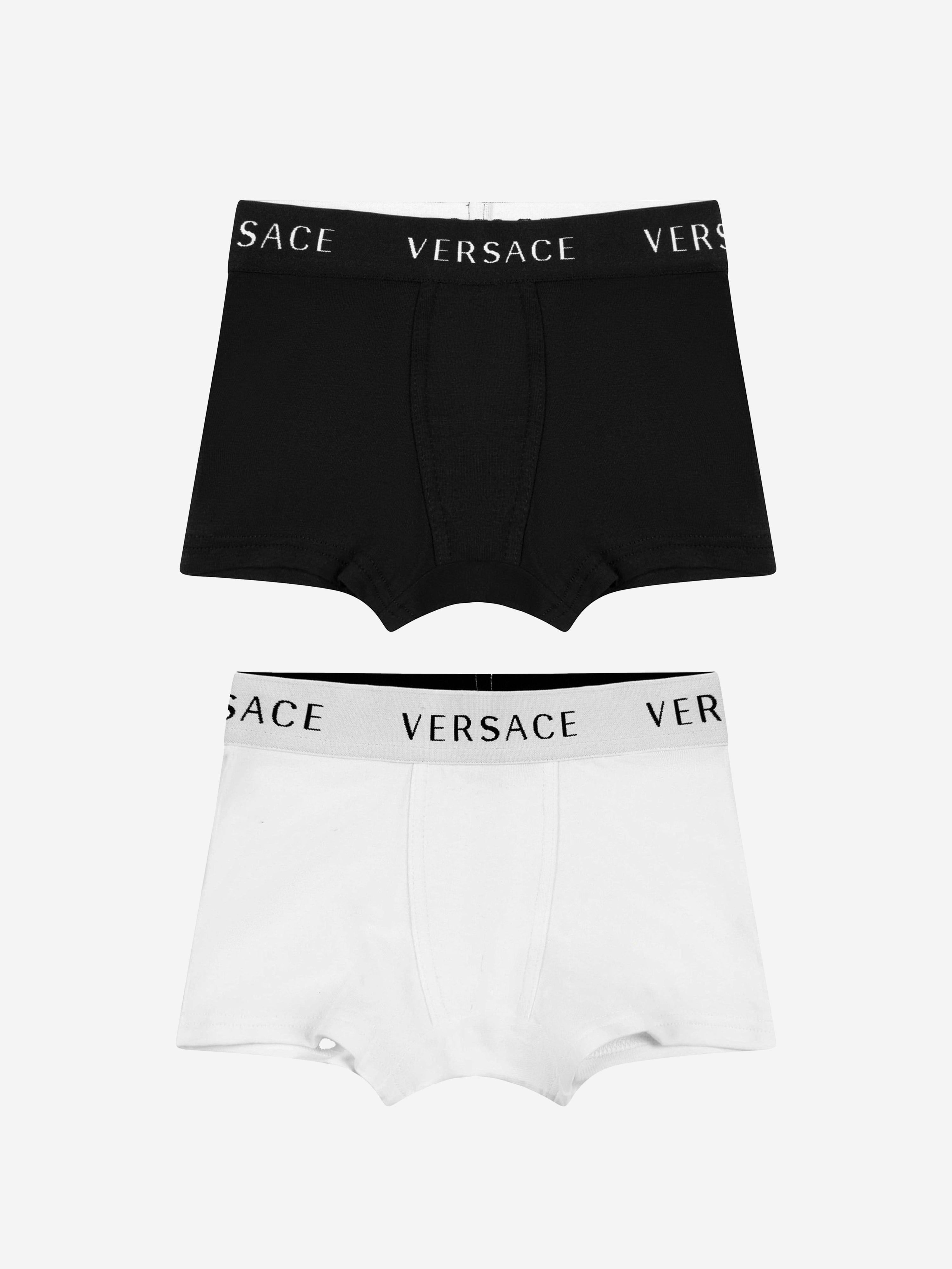 Versace Boys Cotton Boxer Shorts Set (2 Pack)