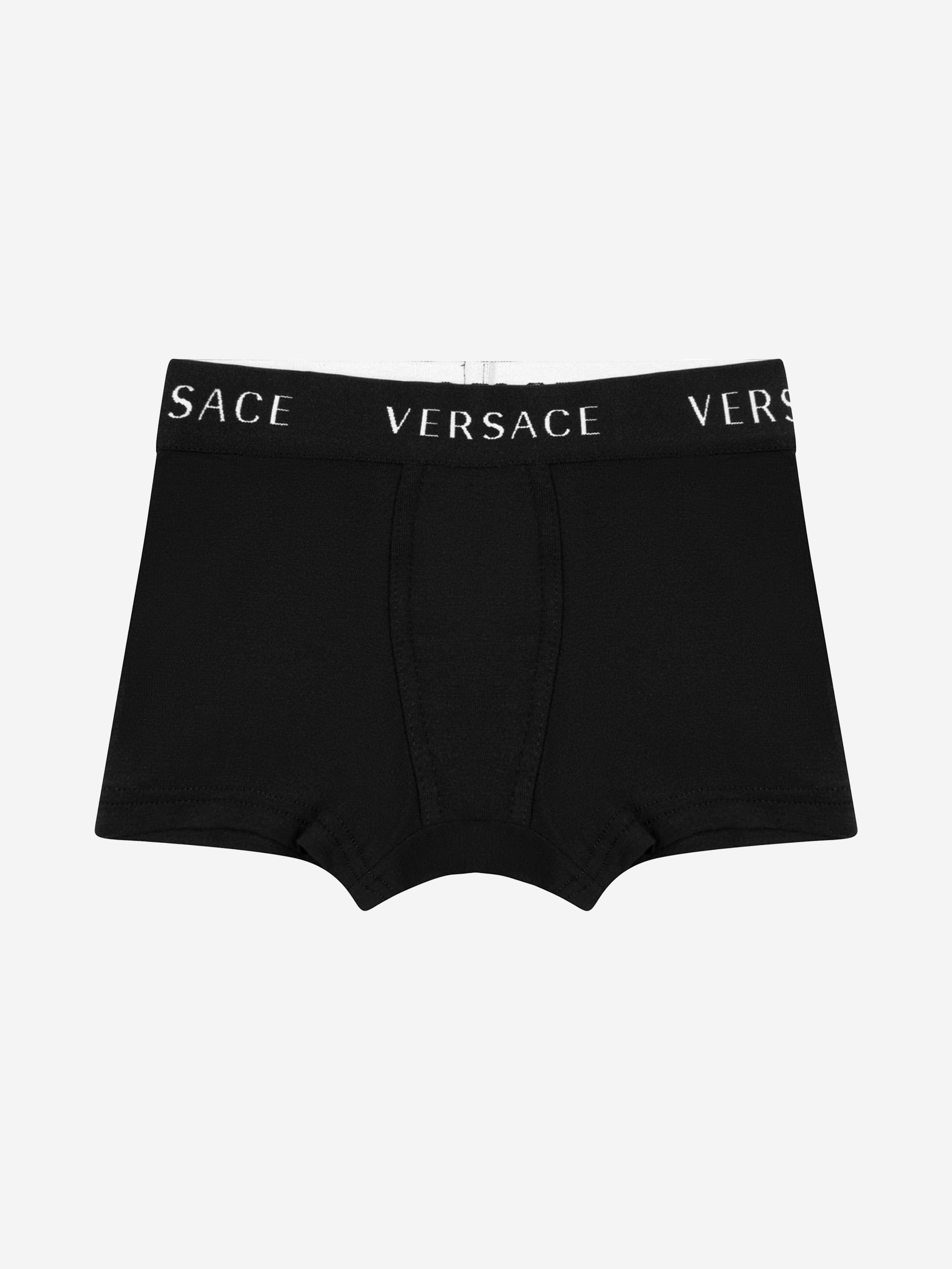 Versace Boys Cotton Boxer Shorts Set (2 Pack)