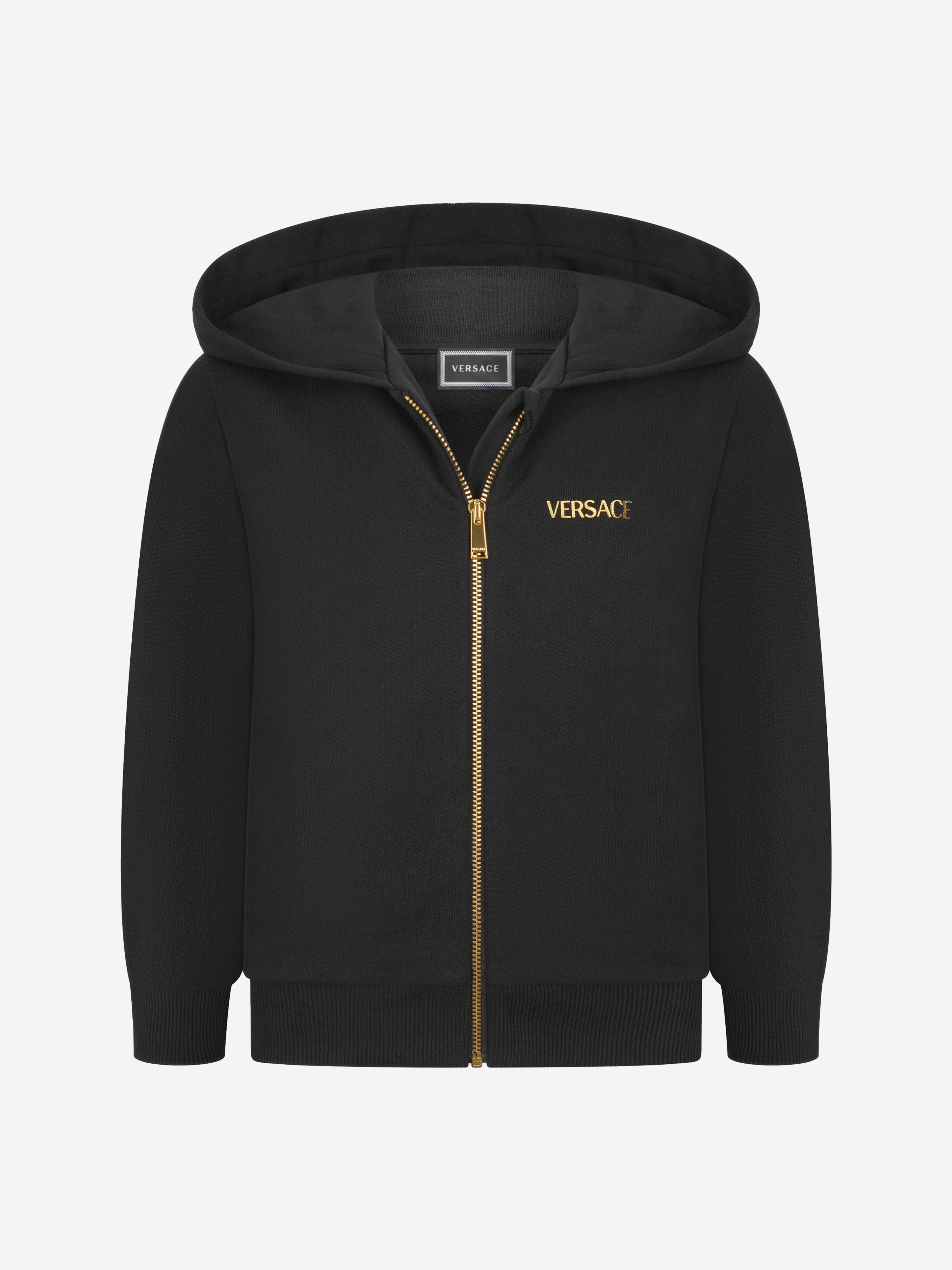 Versace Boys Logo Zip Hoody