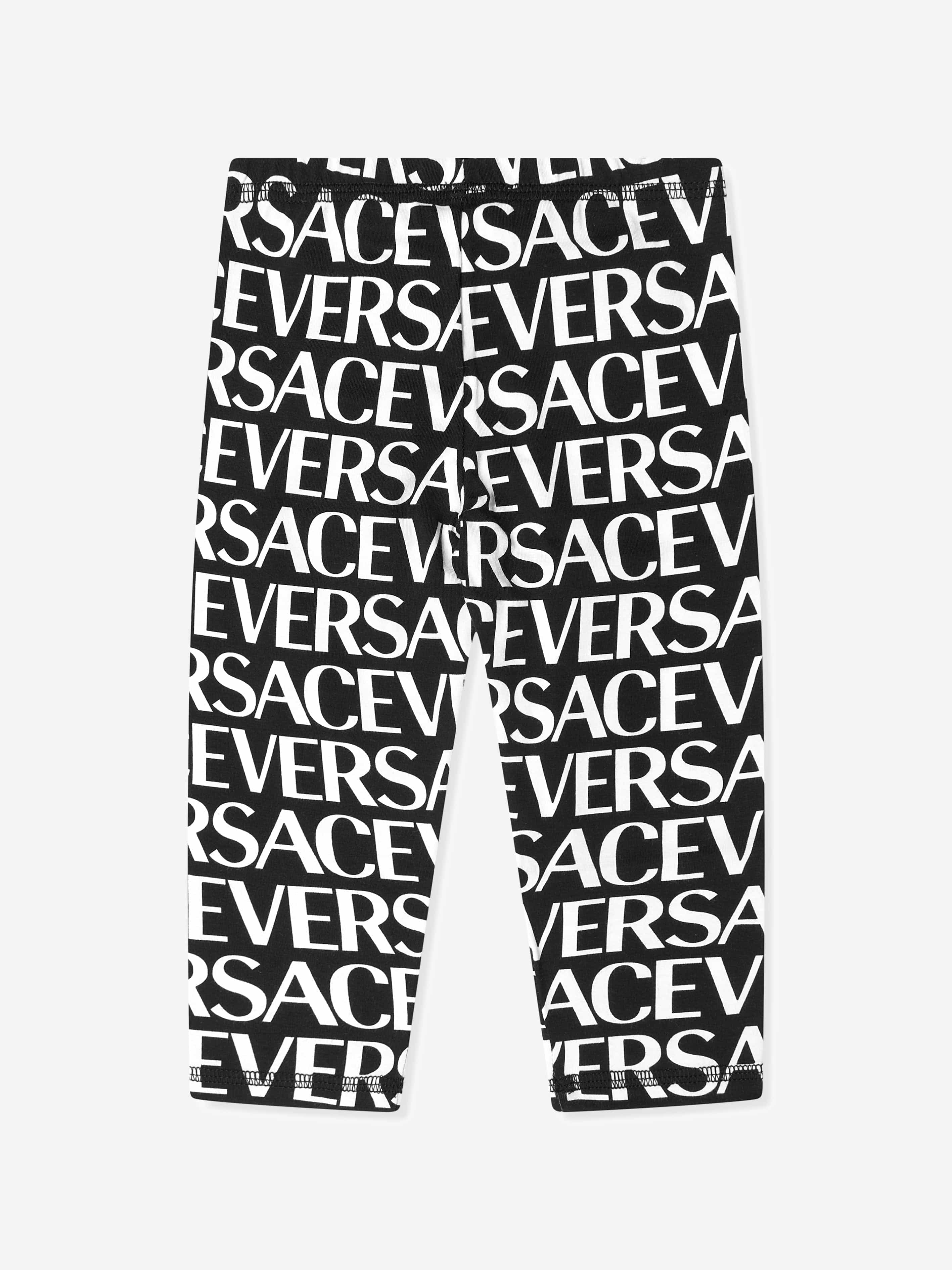 Versace Baby Girls Logo Print Leggings