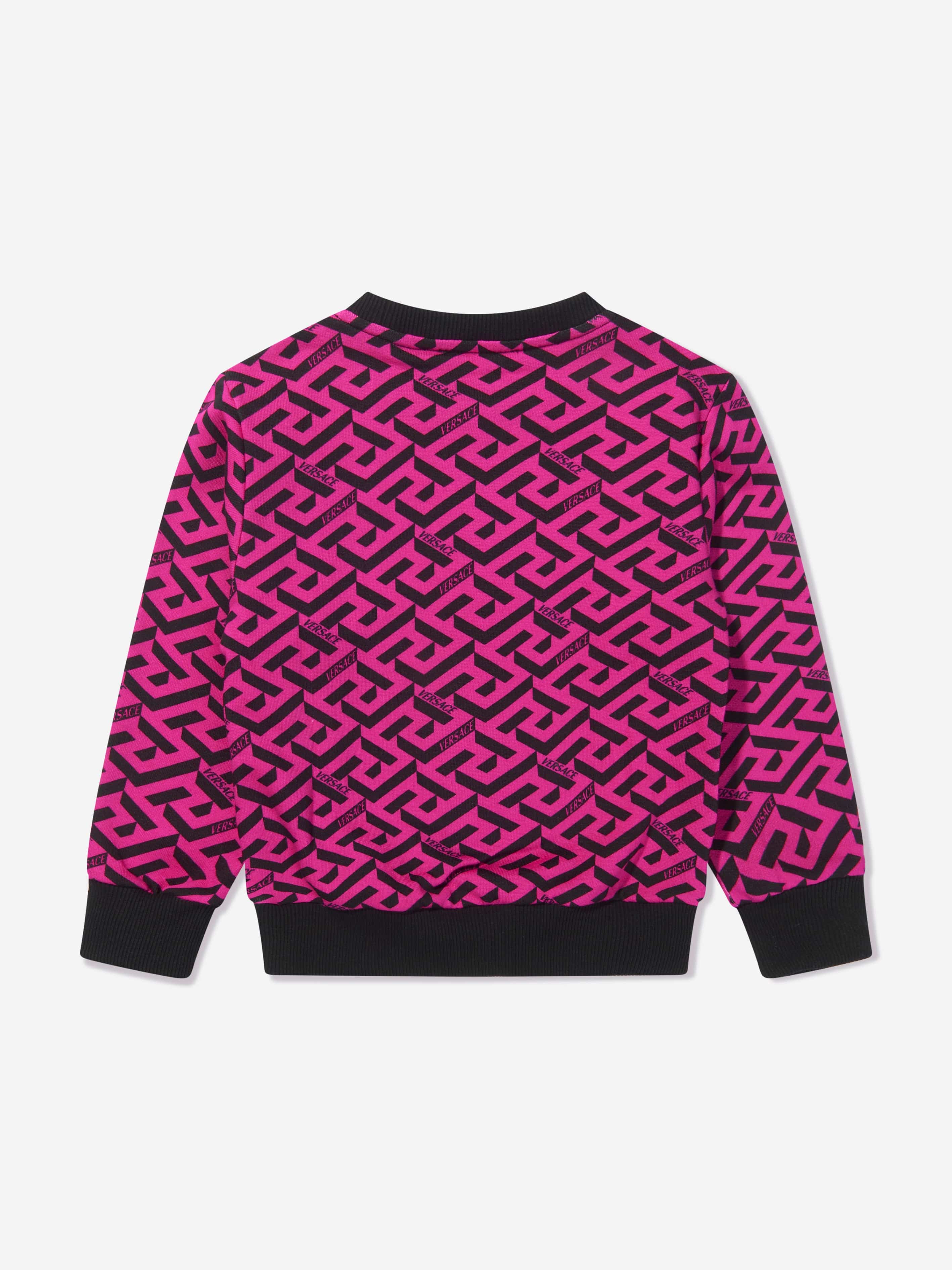 Versace Girls All Over Print Sweatshirt