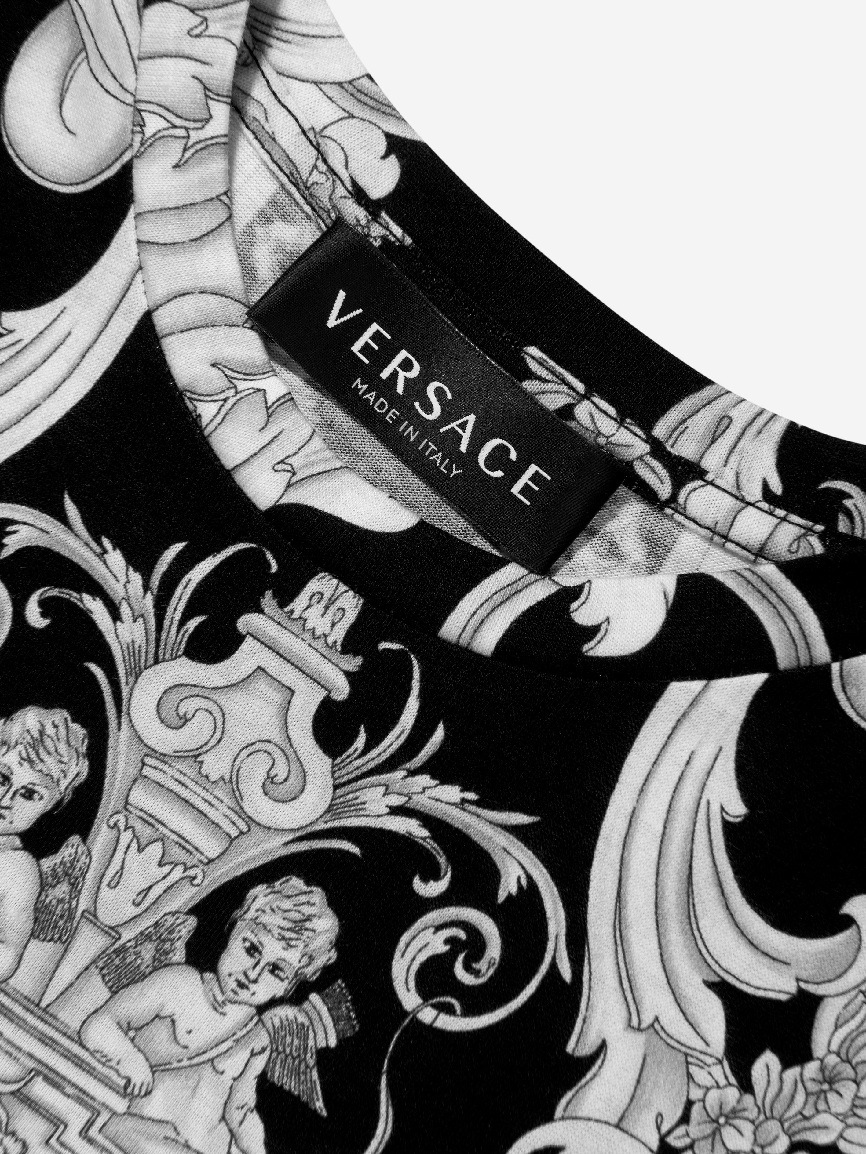 Versace Boys Baroque Print T-Shirt