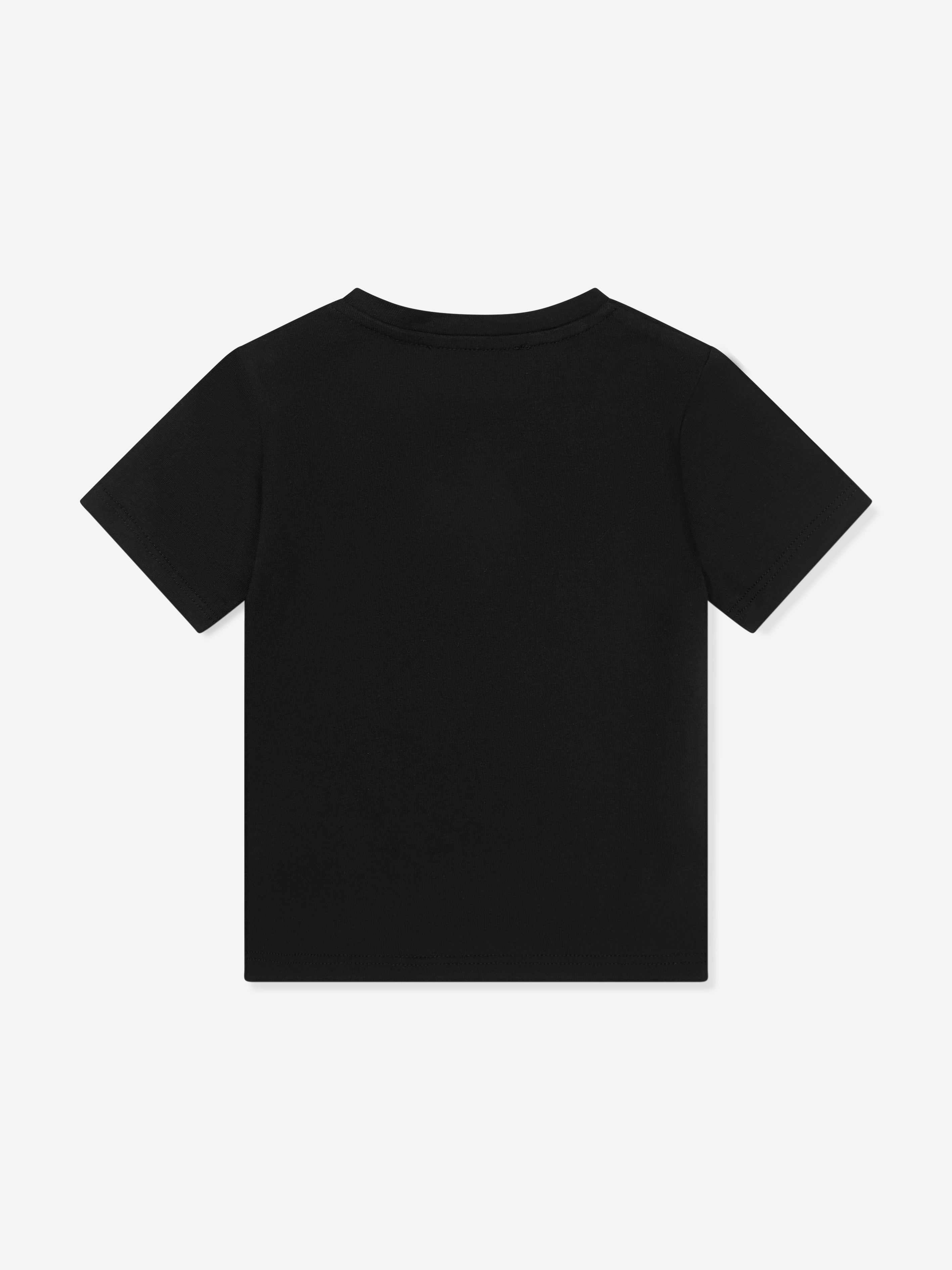 Versace Baby Medusa Logo T-Shirt in Black