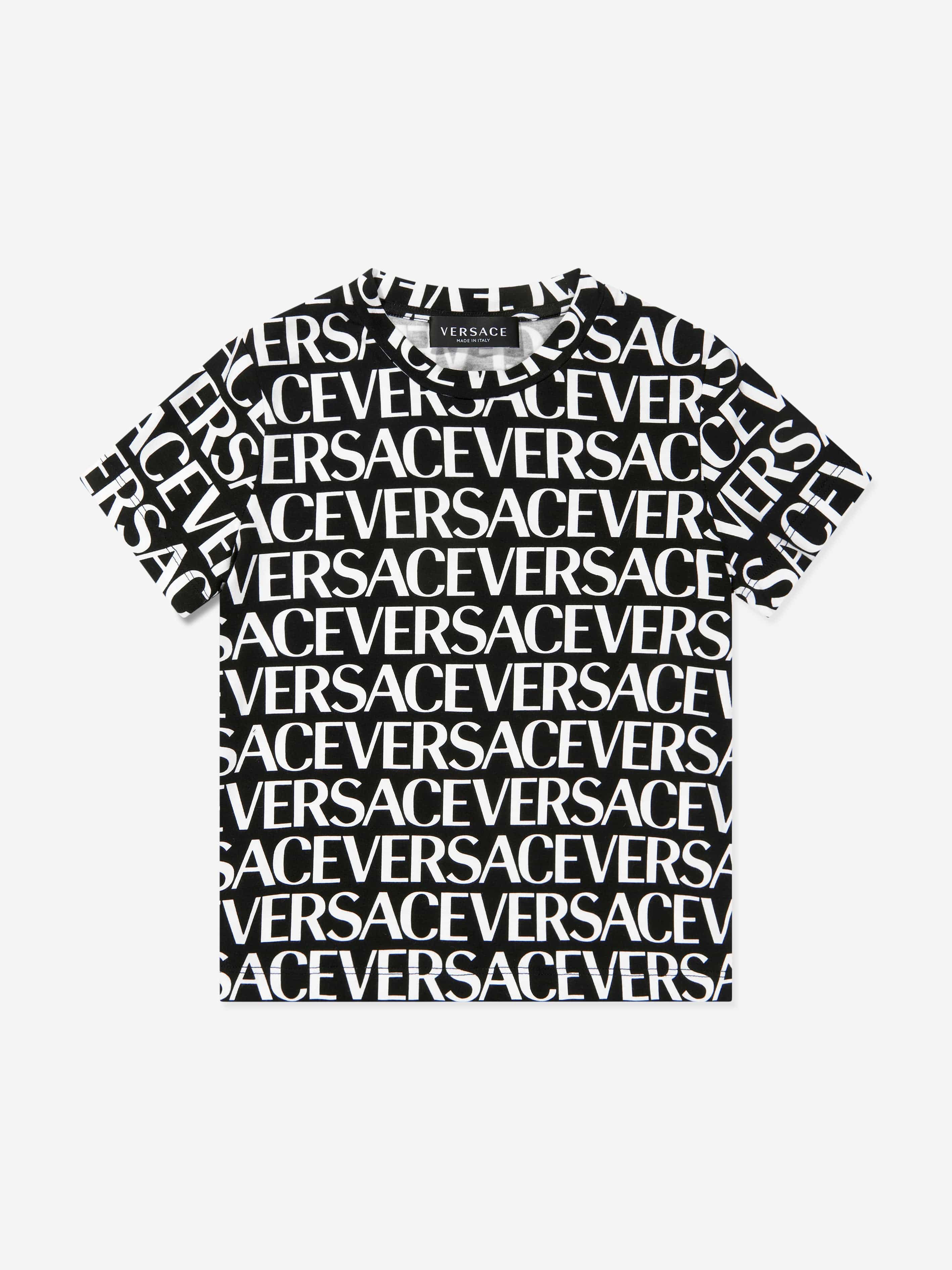 Versace Kids Logo Print T-Shirt