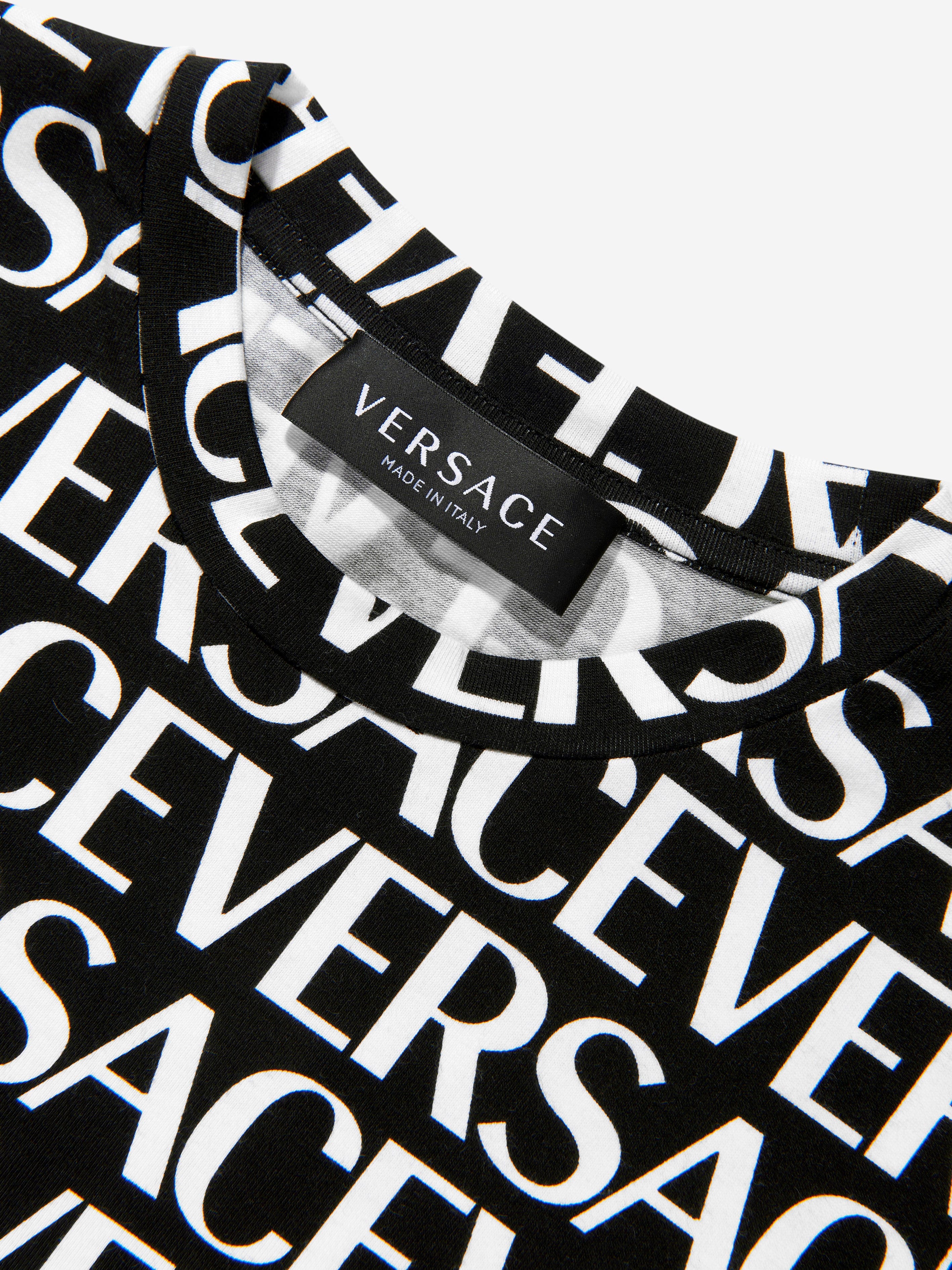 Versace Kids Logo Print T-Shirt