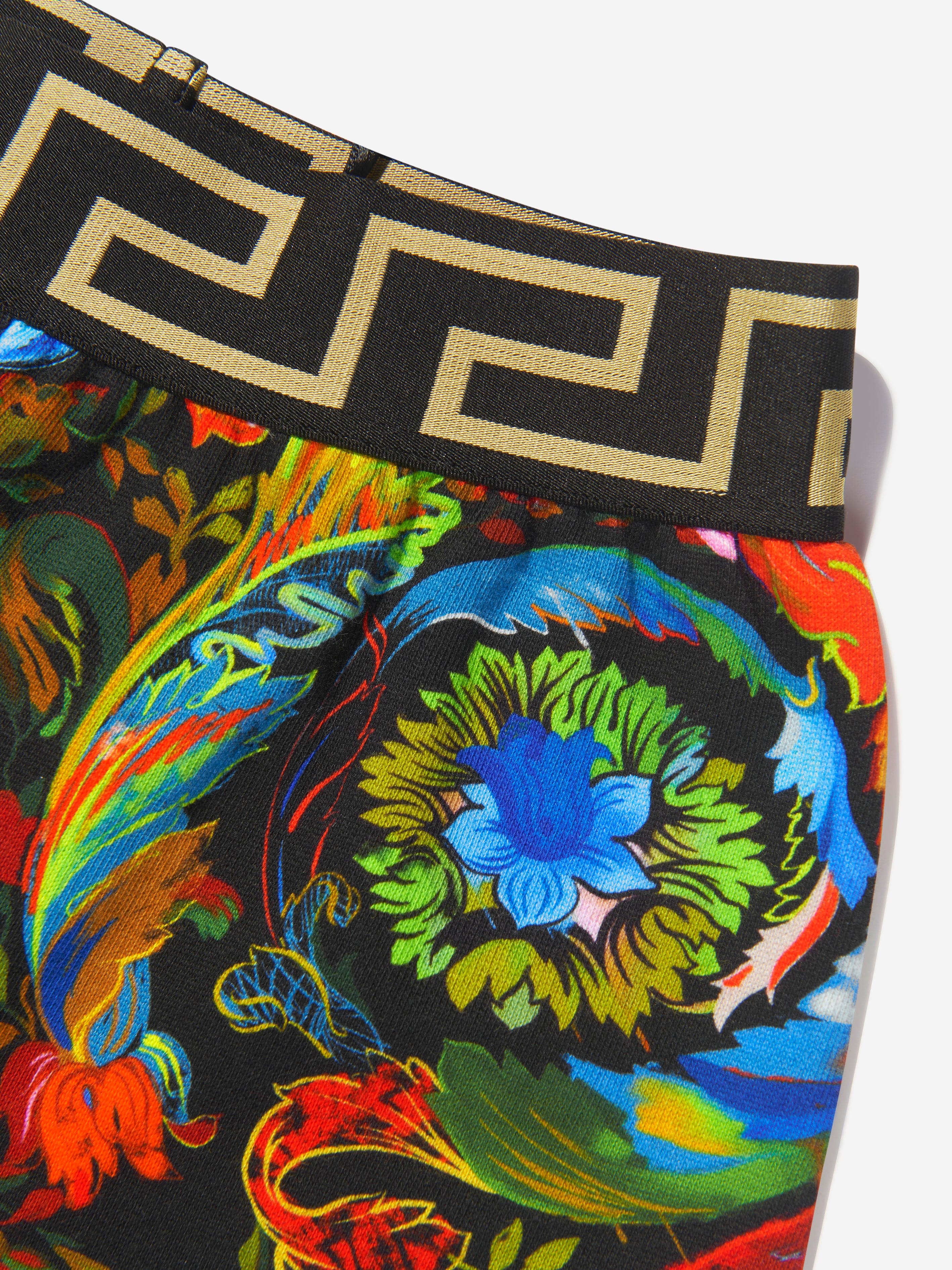 Versace Boys Kaleidoscopic Barocco Shorts