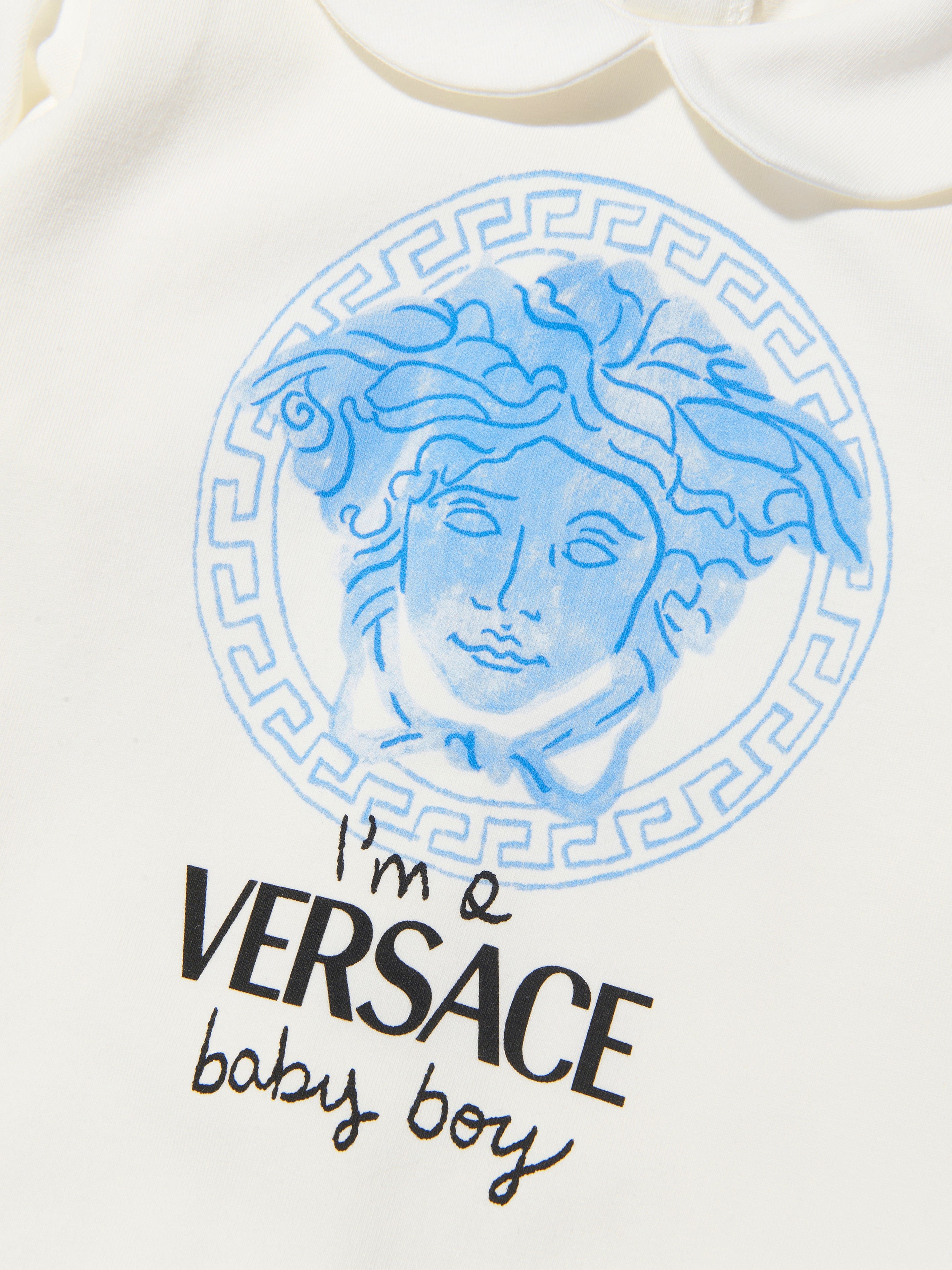 Versace Baby Boys Medusa Babygrow