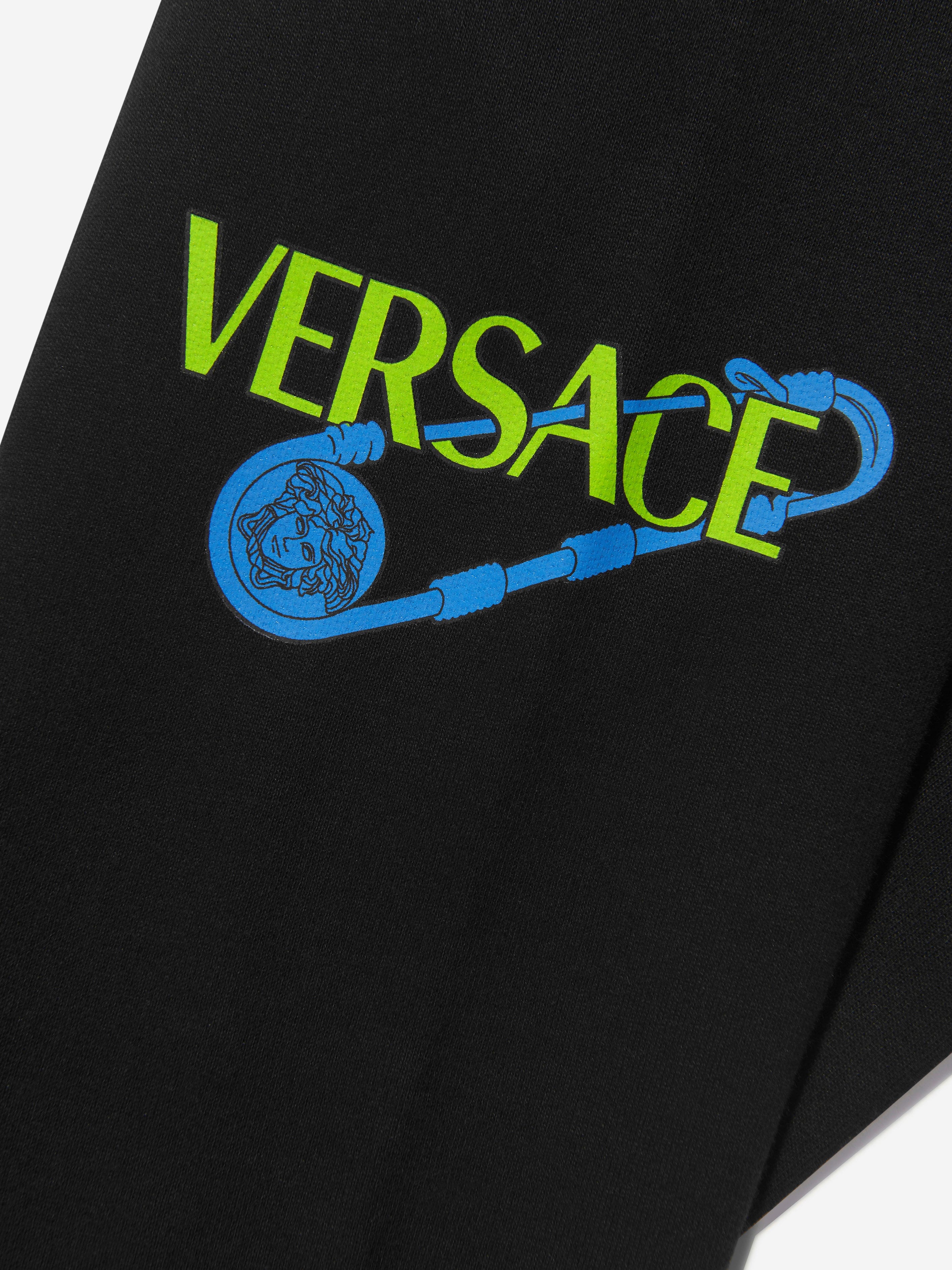 Versace Boys Logo Trim Joggers