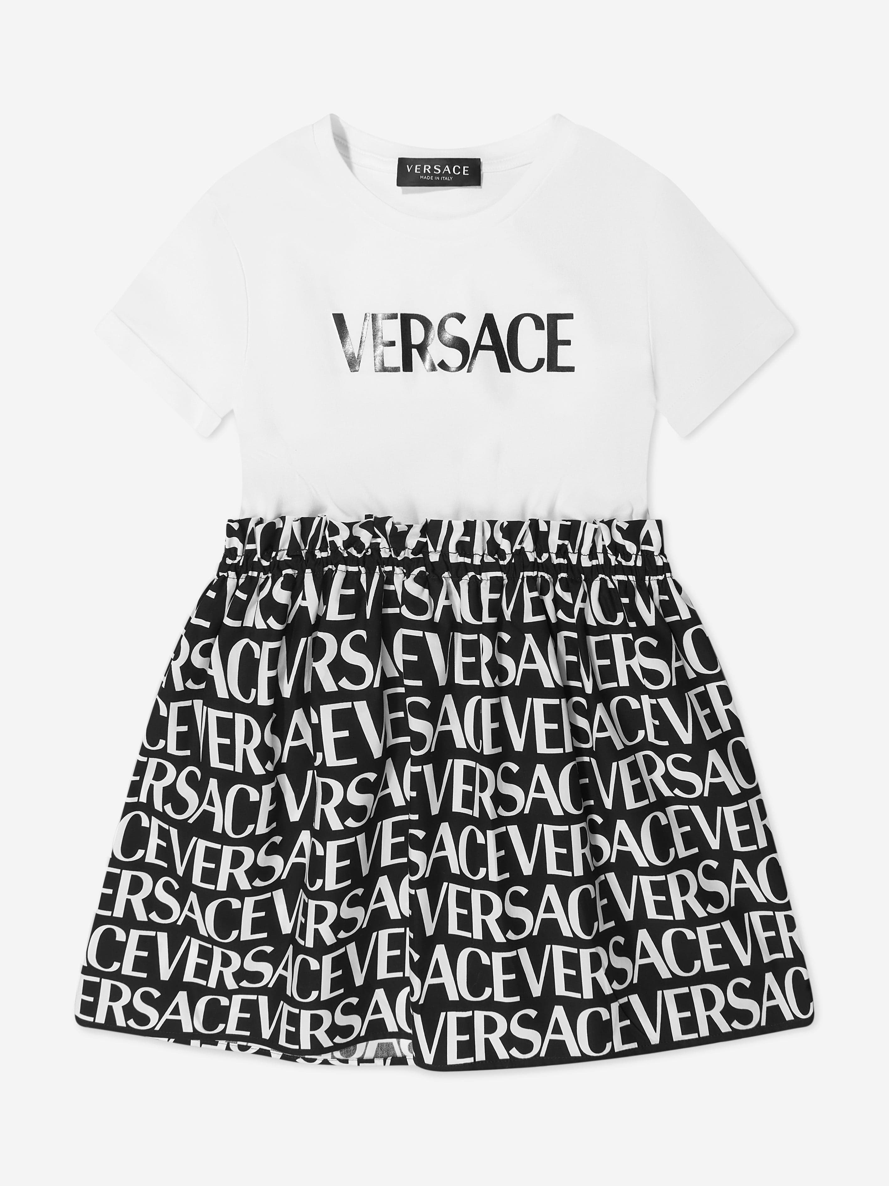 Versace Girls Logo T-Shirt Dress