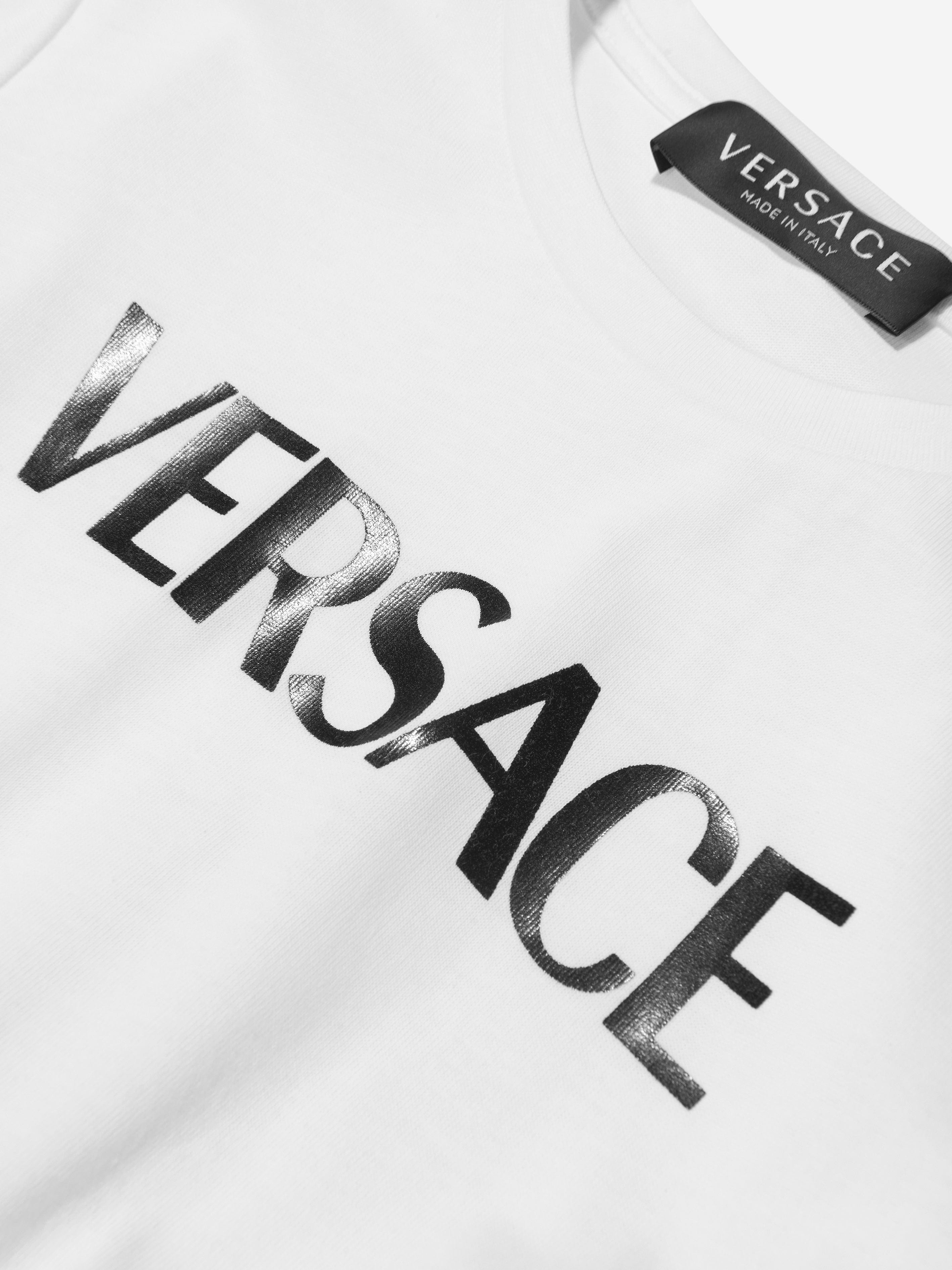 Versace Girls Logo T-Shirt Dress