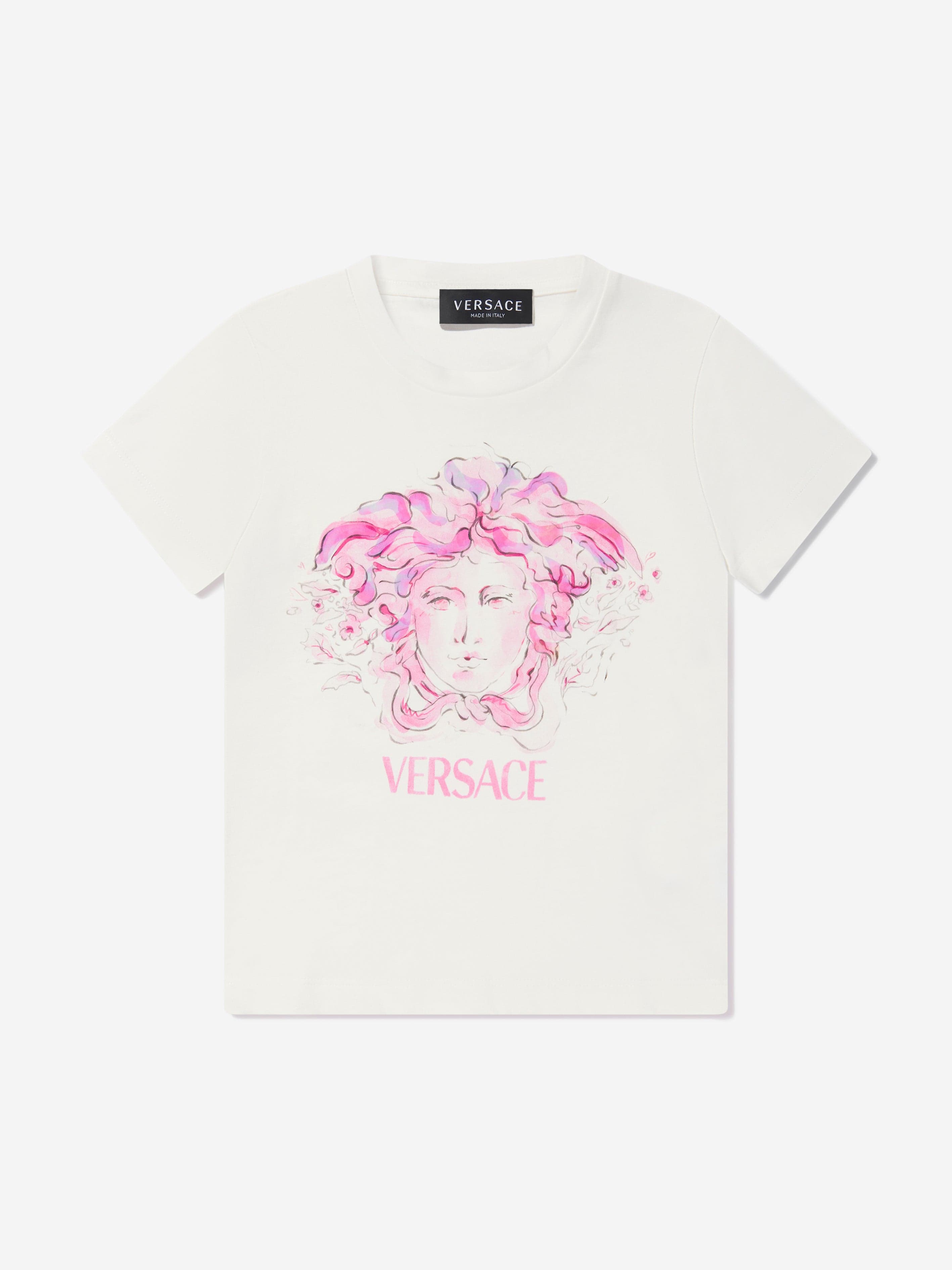 Versace Girls Medusa Logo T-Shirt